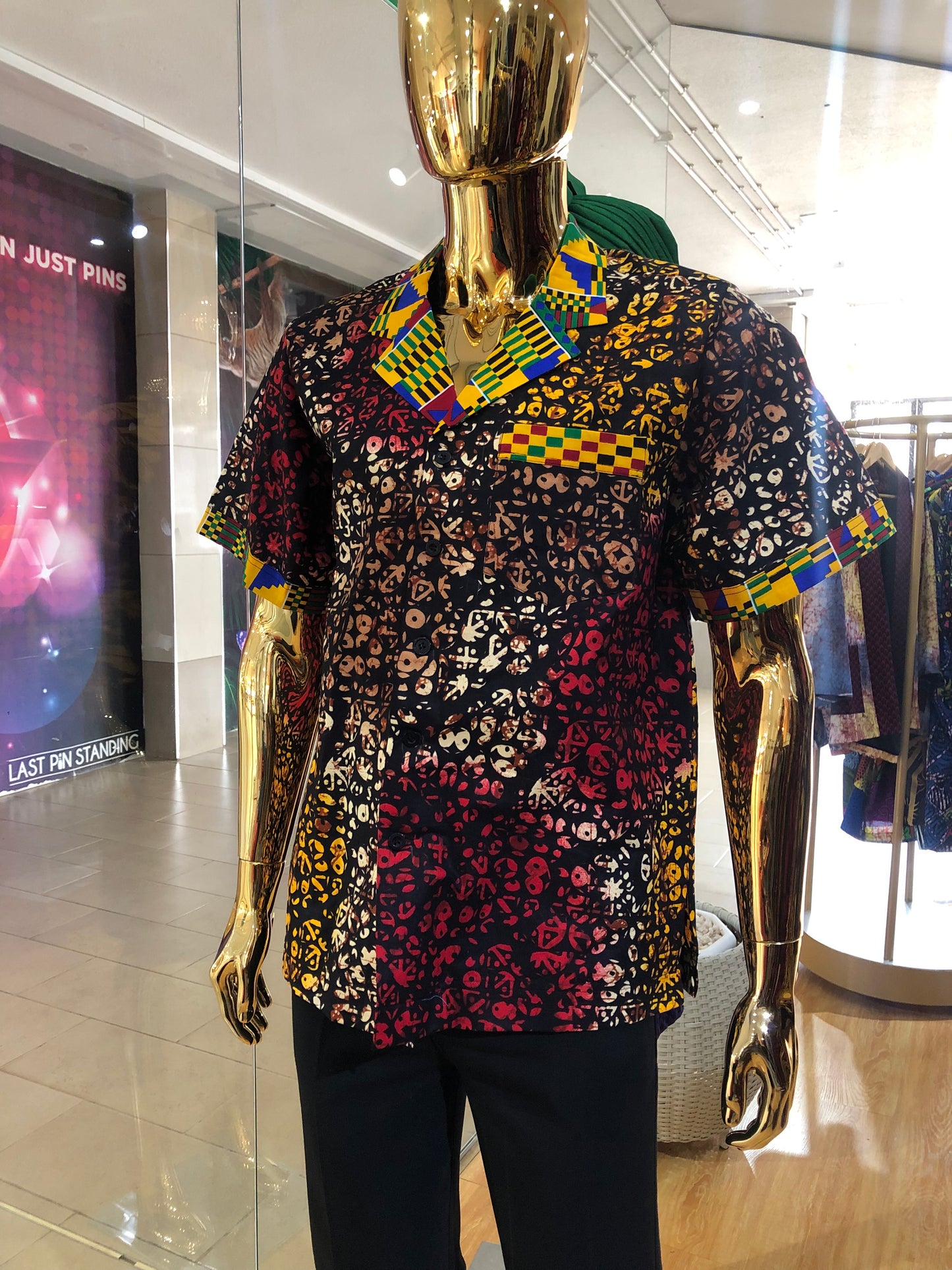 Buzor - African Print mix Malibu Shirt