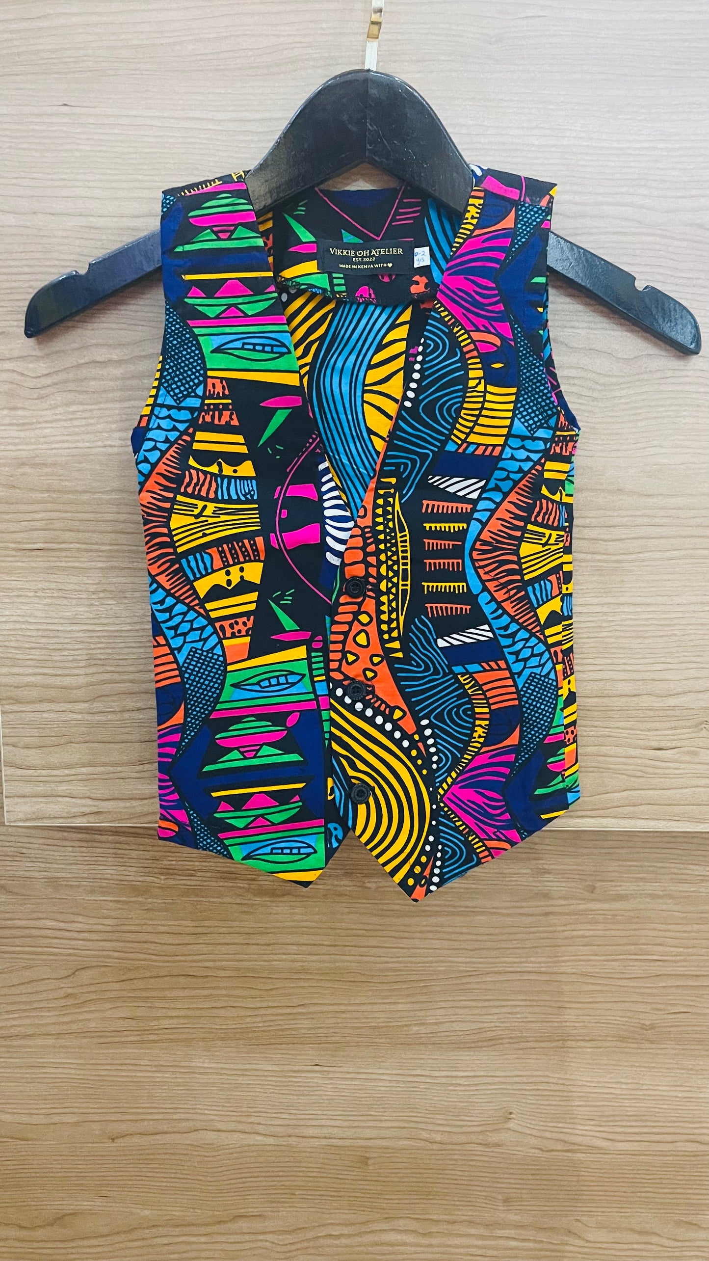 Bami- kiddies African waistcoat
