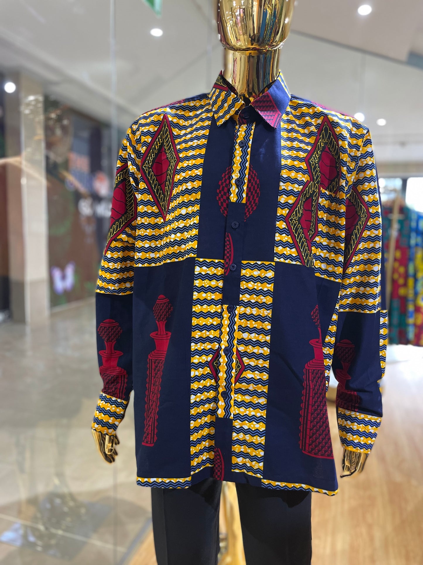 Dede 2 - African print shirt