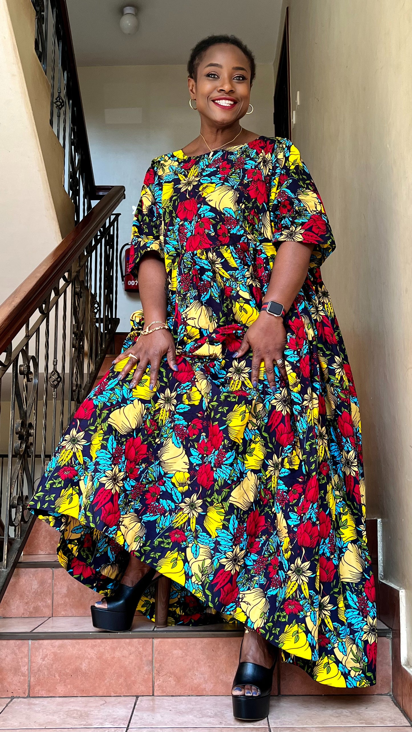 Malibu - African print dress