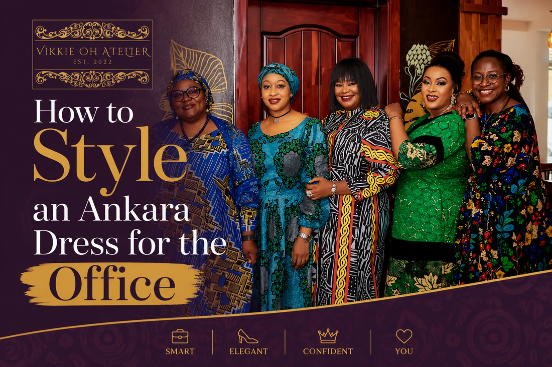 How to Style an Ankara Dress for the Office