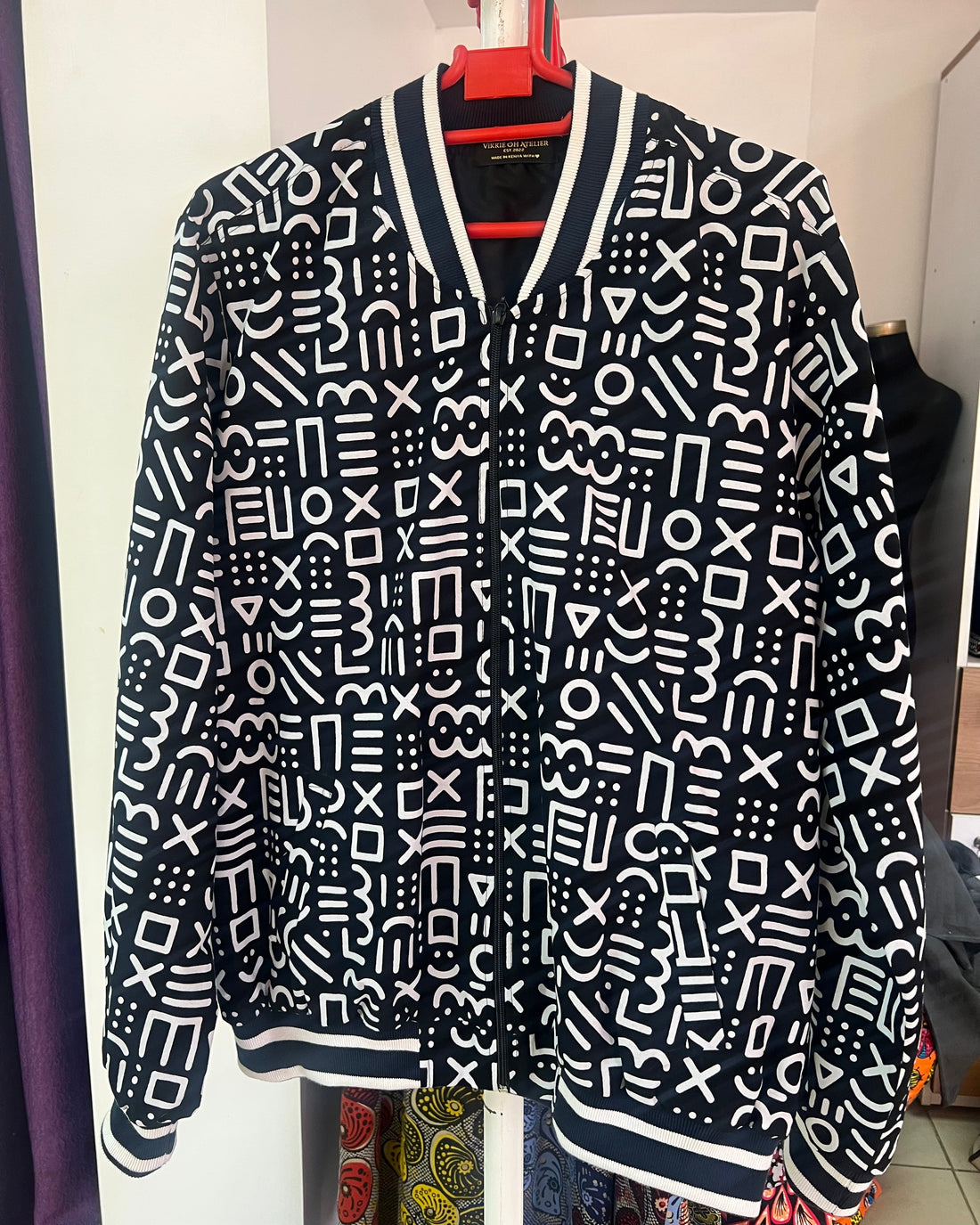 The Fascinating African Print Bomber Jacket