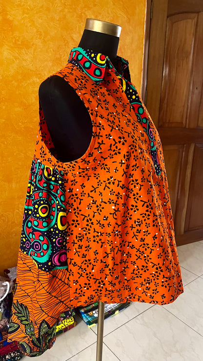 Fay- African print top