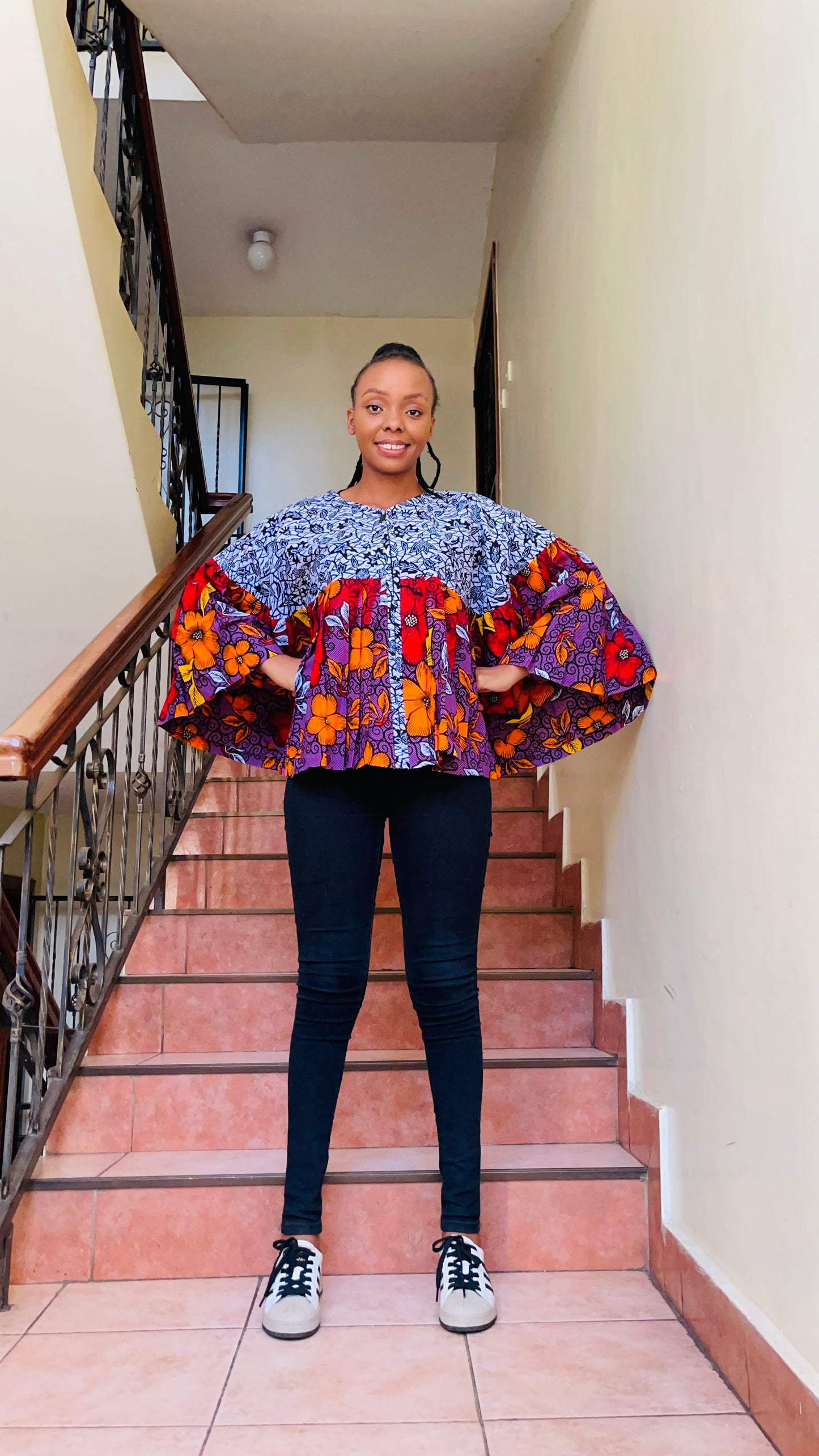 VF - African print mix Butterfly Jacket