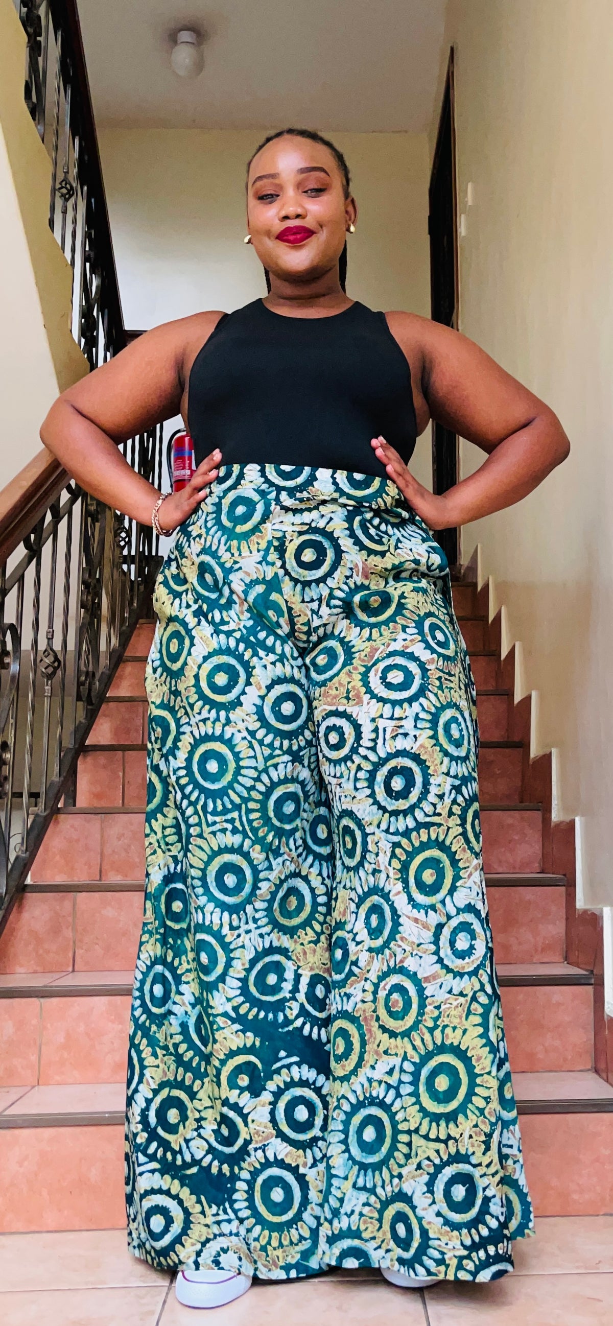 Bahari- circle flair leg pants