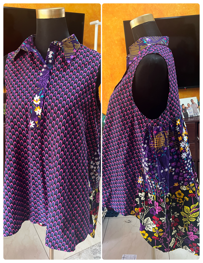 Fay- African print top