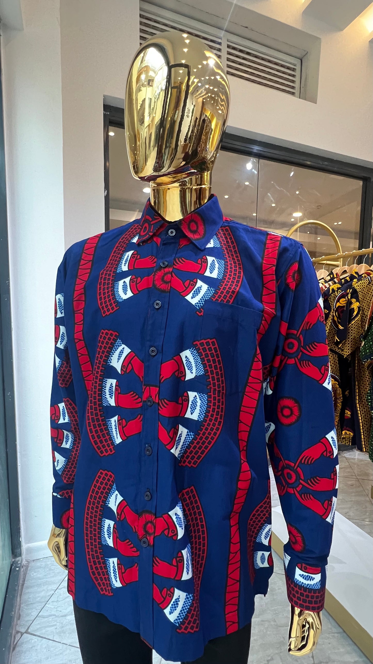 Dede - African print shirt