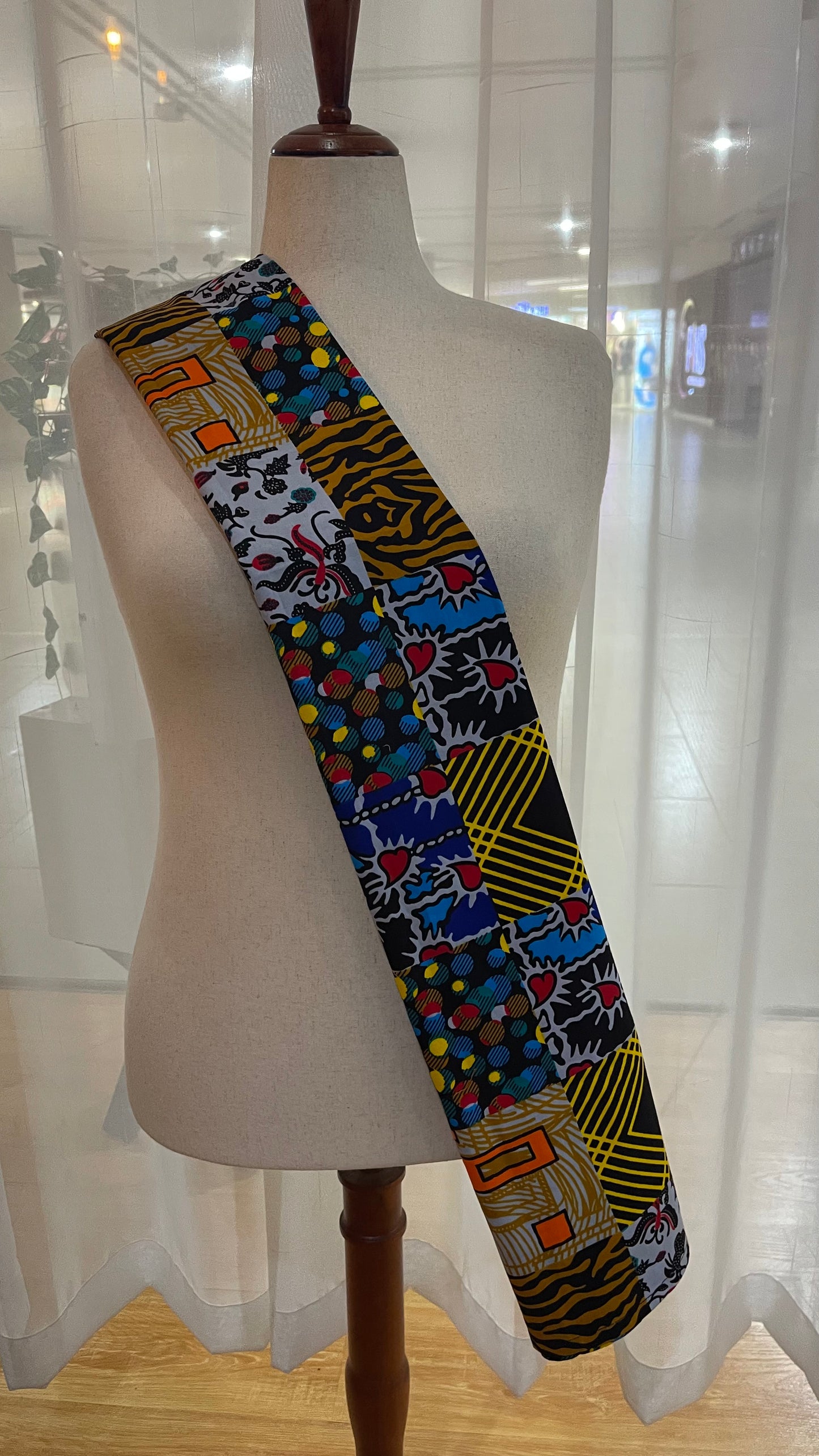Ankara drape scarf