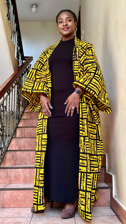 Nebo - African print Kimono