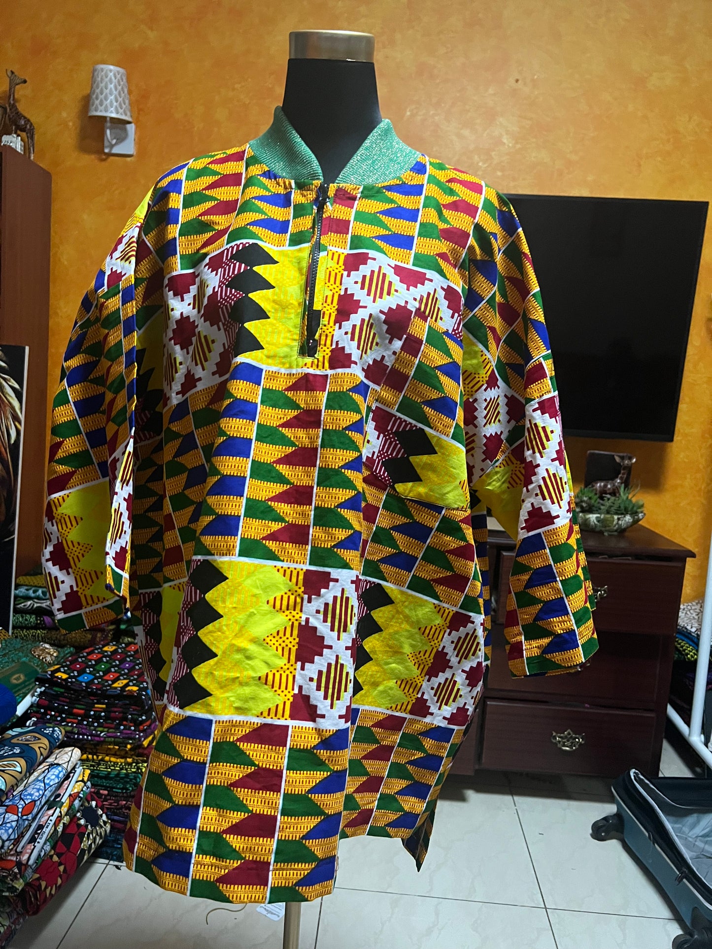 DA - African print Pullover