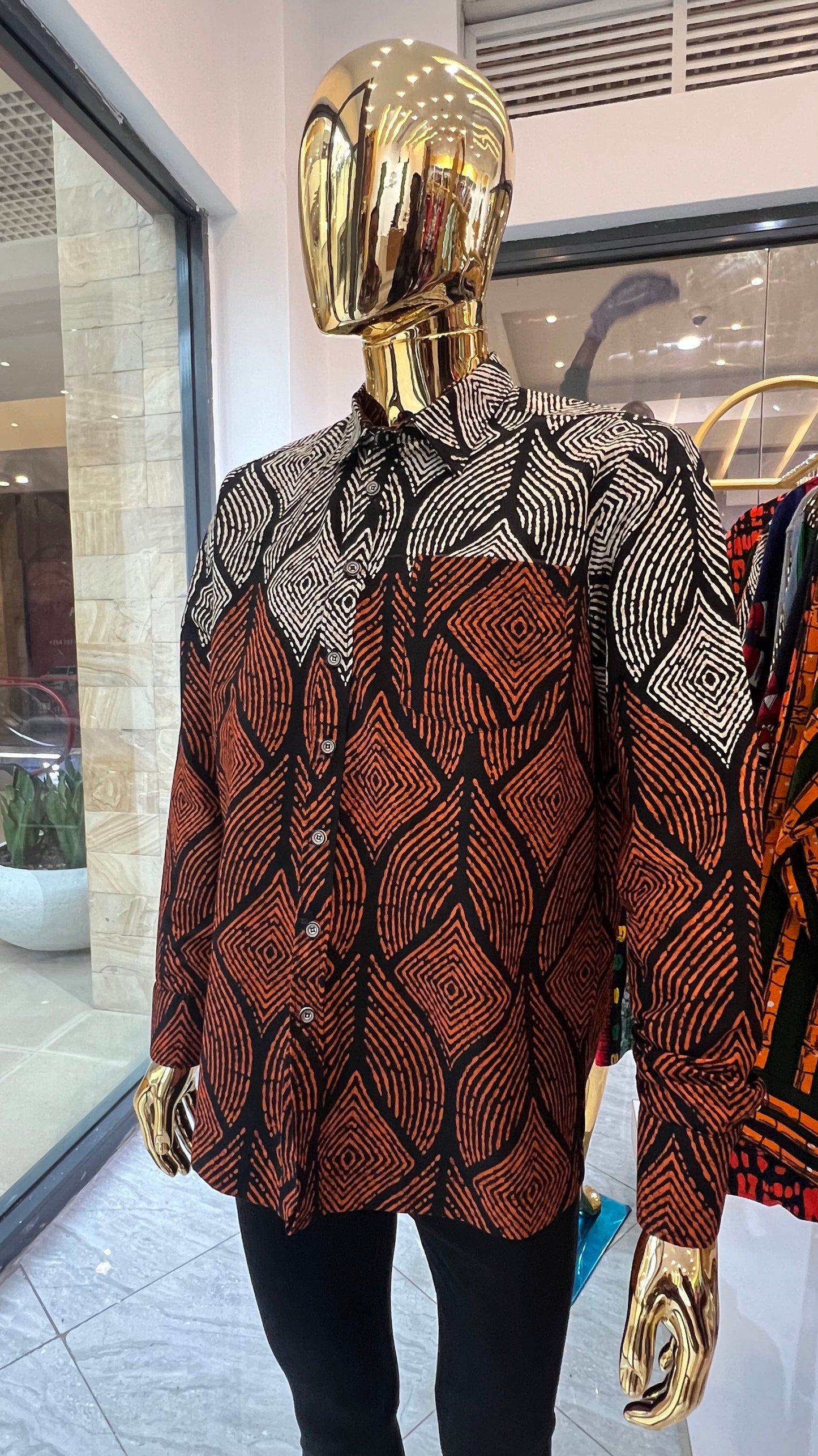 Dede - African print shirt