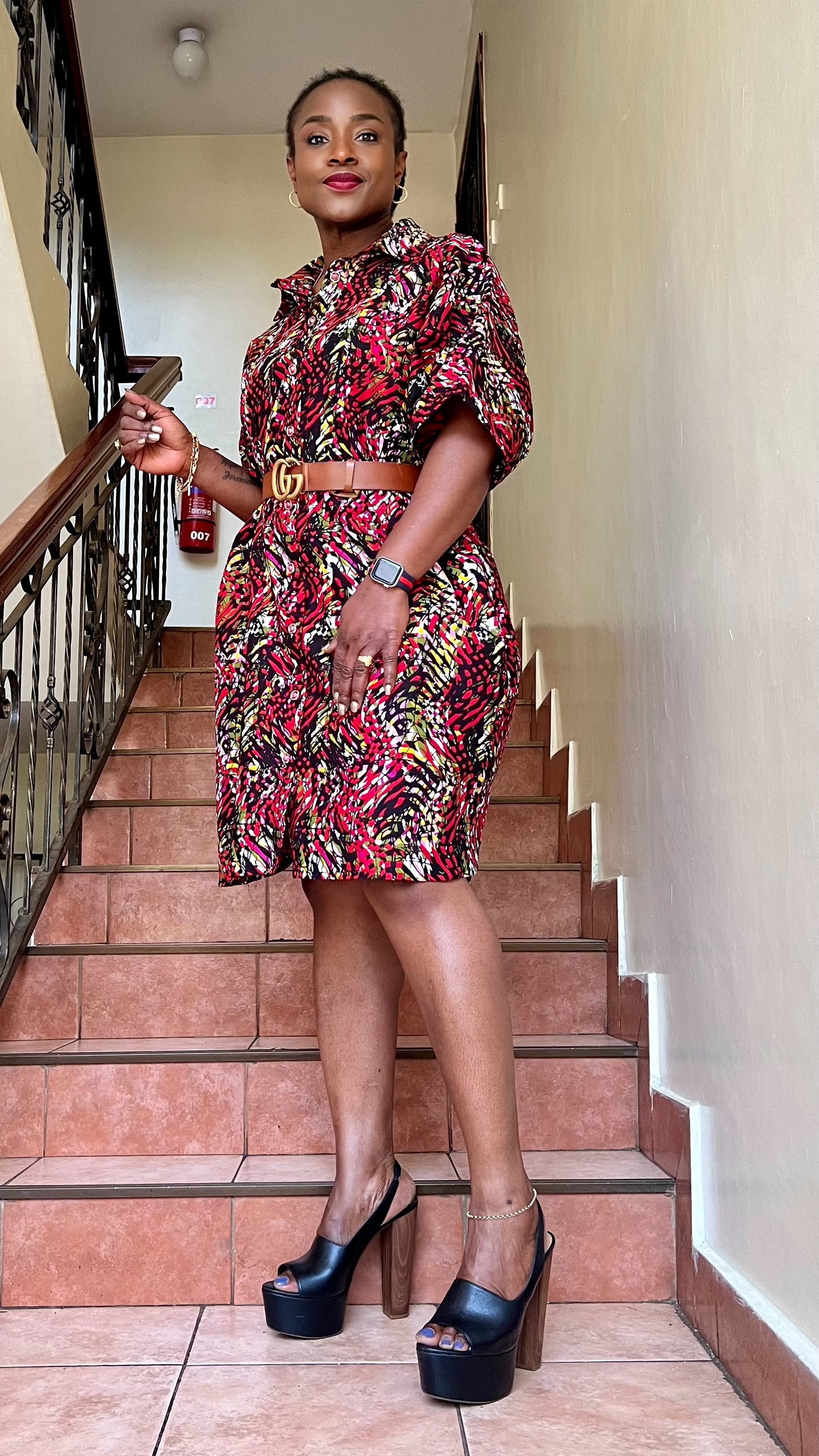 Bébé - African print dress