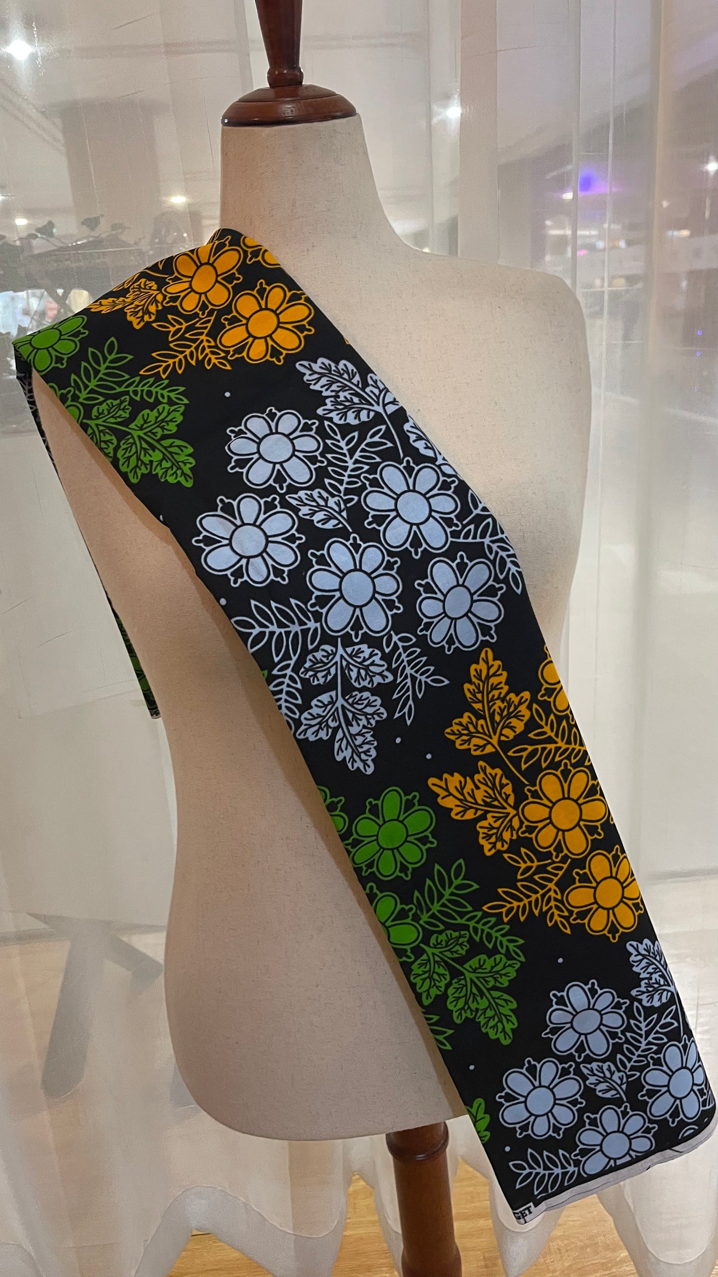 Ankara drape scarf