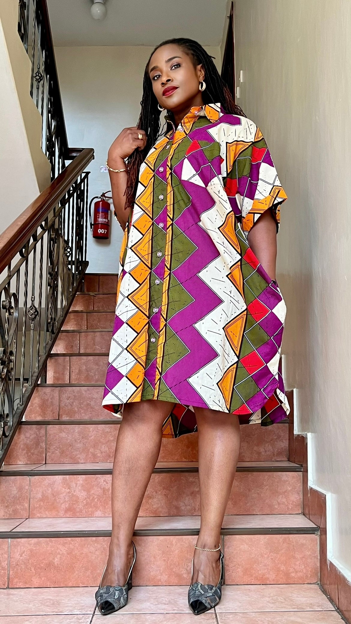 Bébé - African print dress