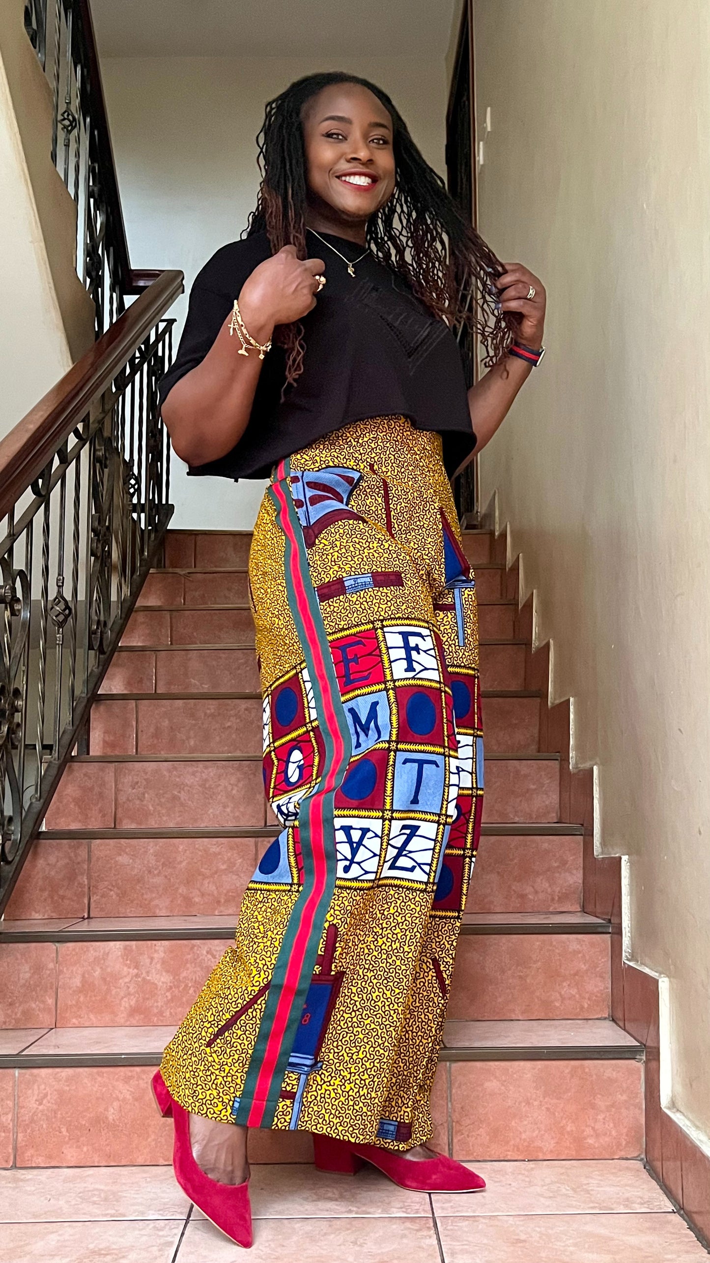 Palacci - African Print Palazzo Pants