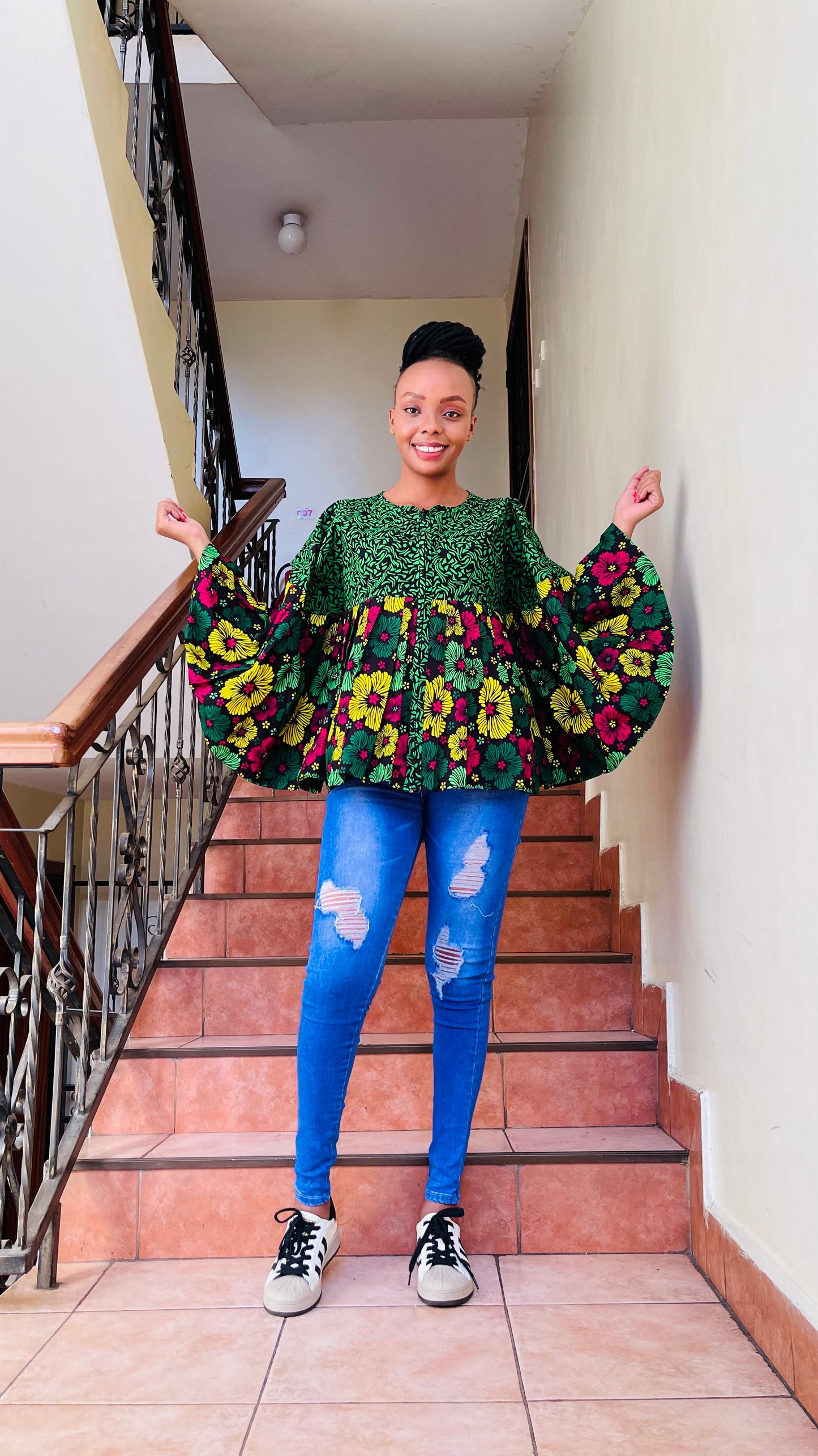 VF - African print mix Butterfly Jacket