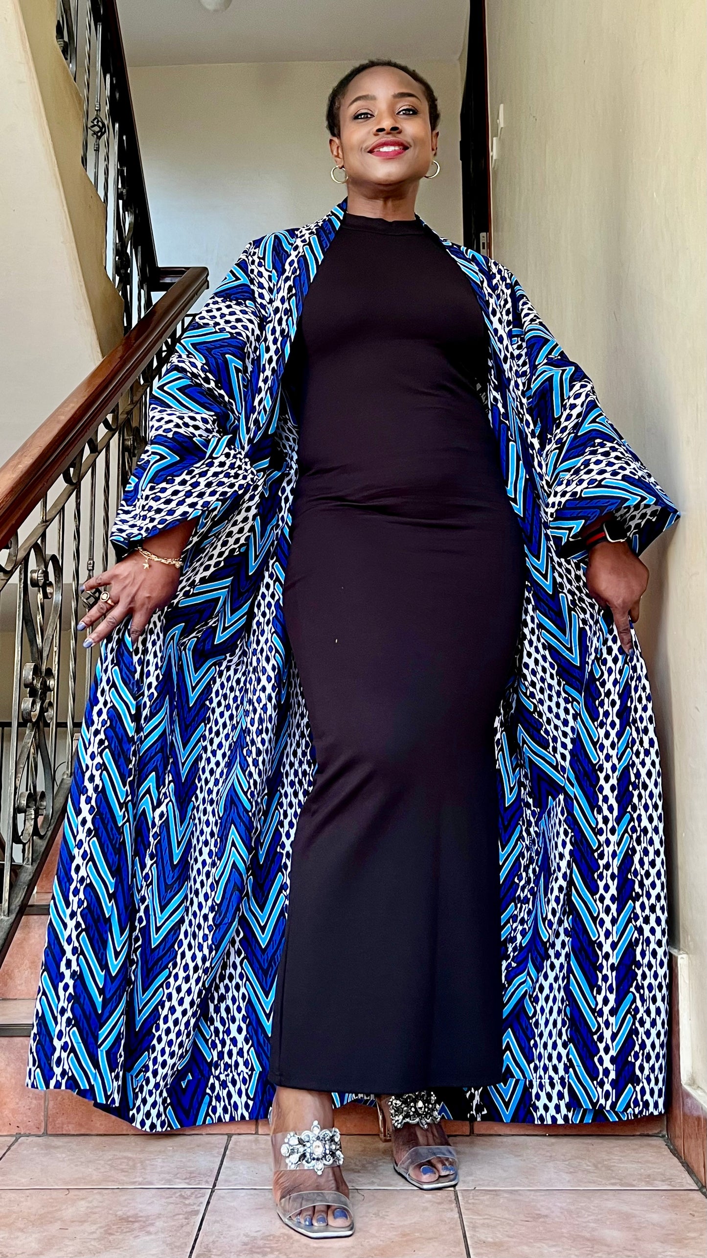 Nebo - African print Kimono