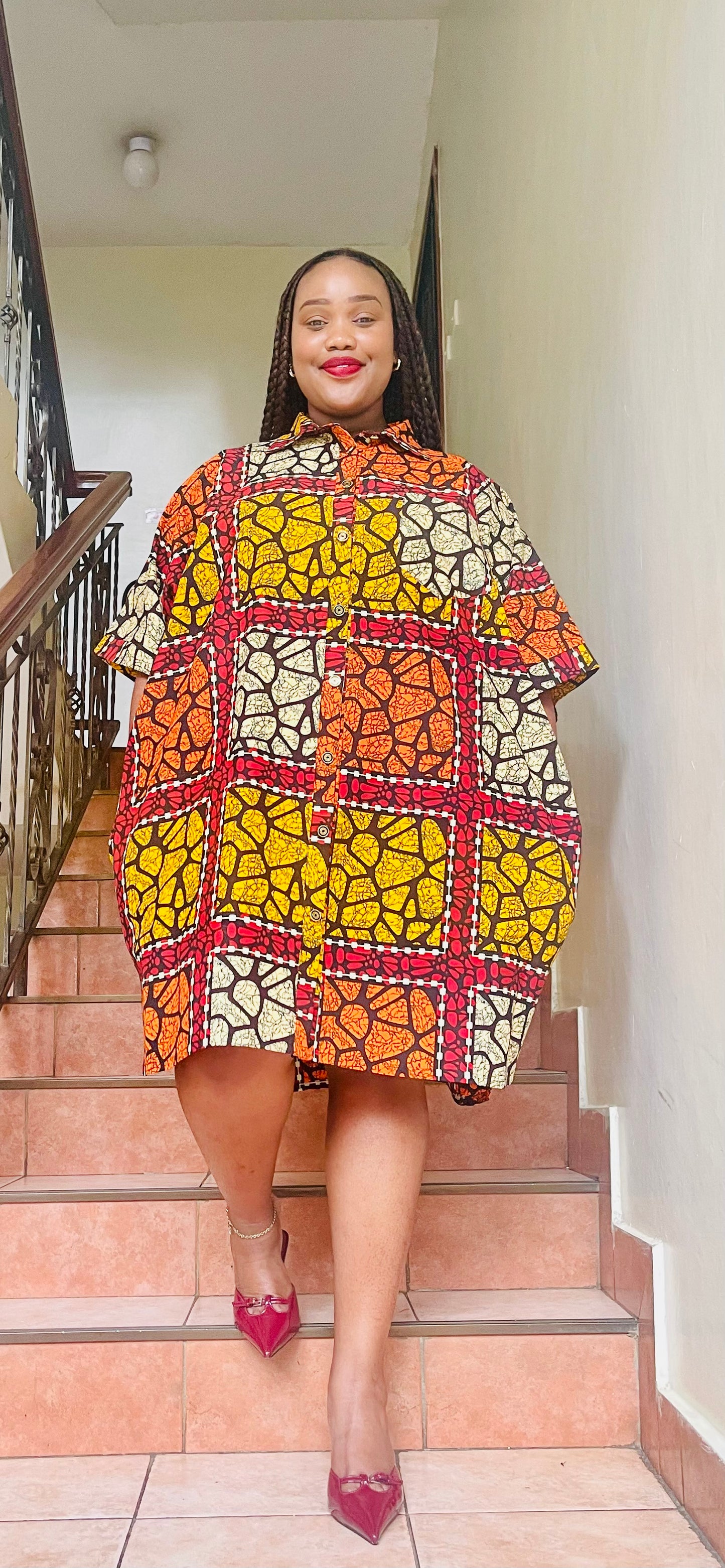 Bébé - African print dress