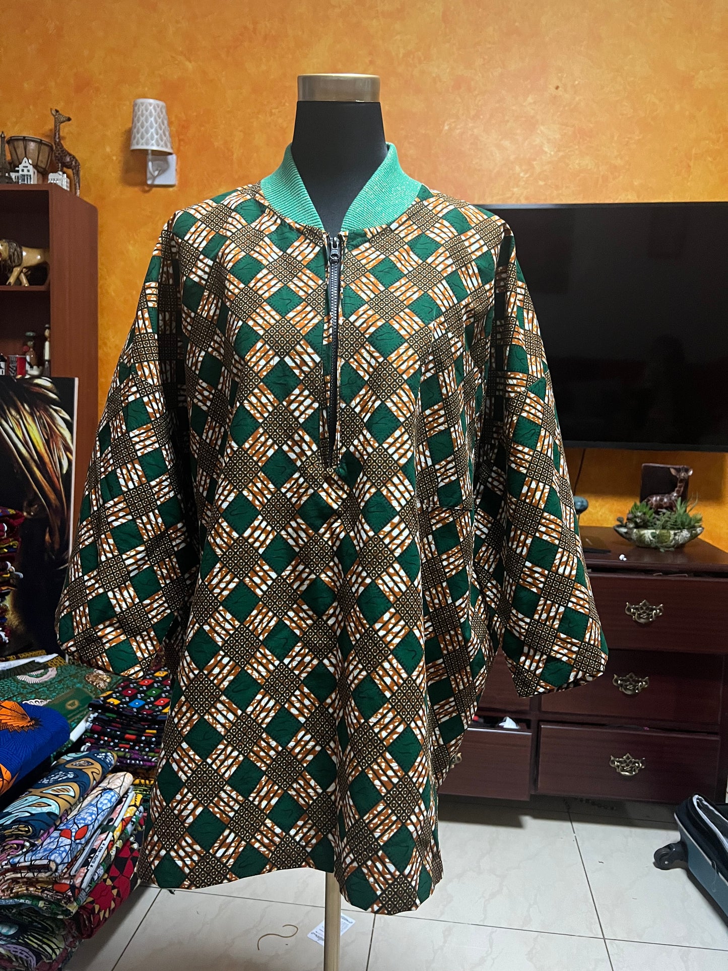 DA - African print Pullover