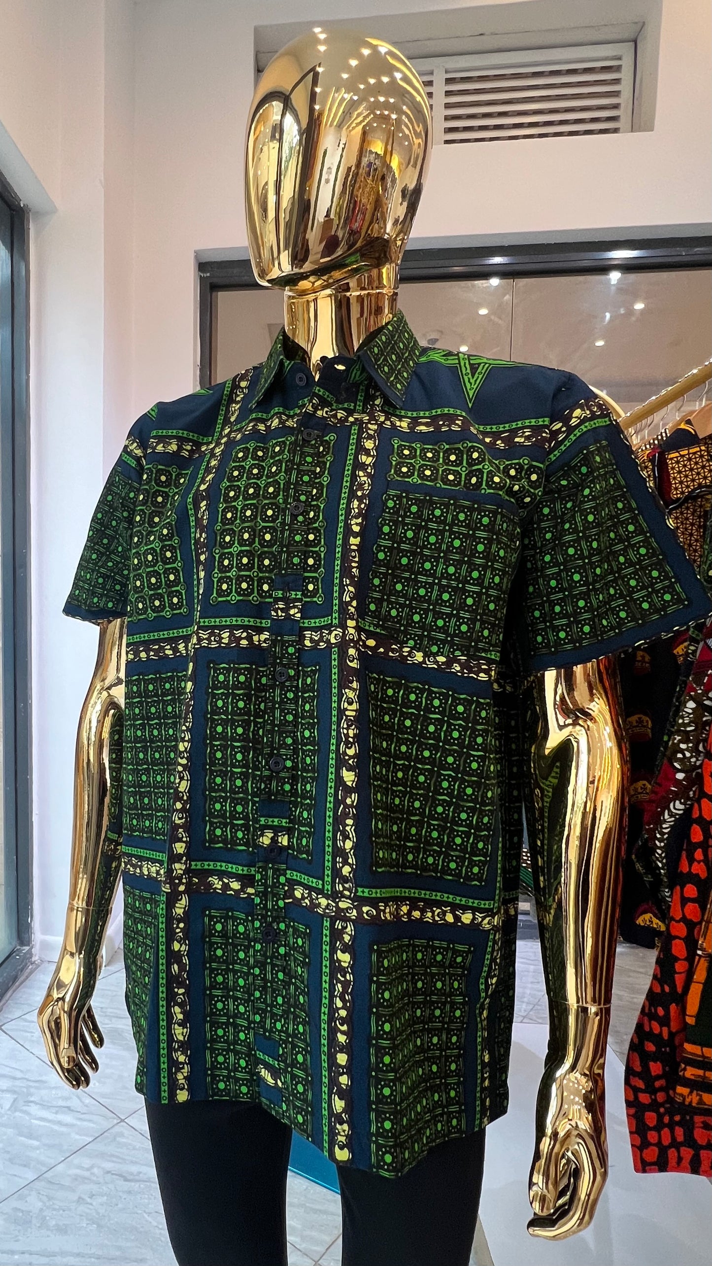 Edu - African print shirt