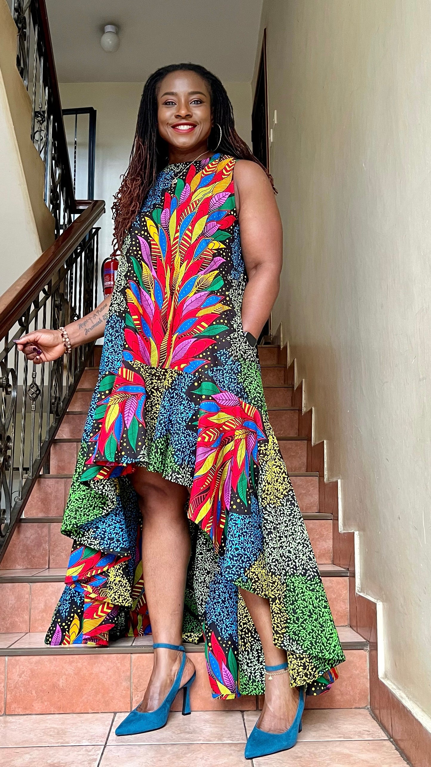 Taipei Flow - African Print Dress