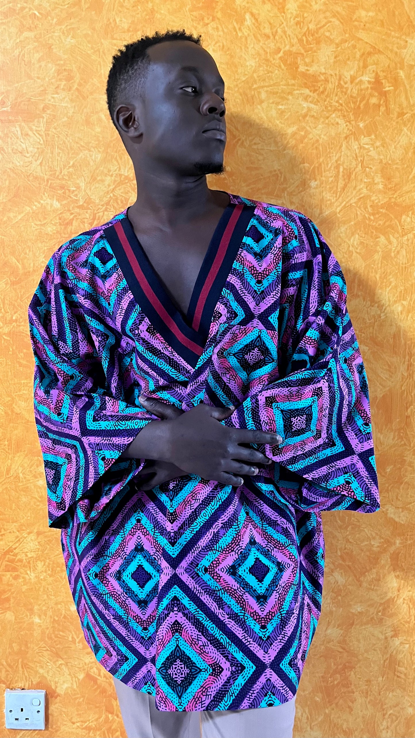 KD - African print Pullover