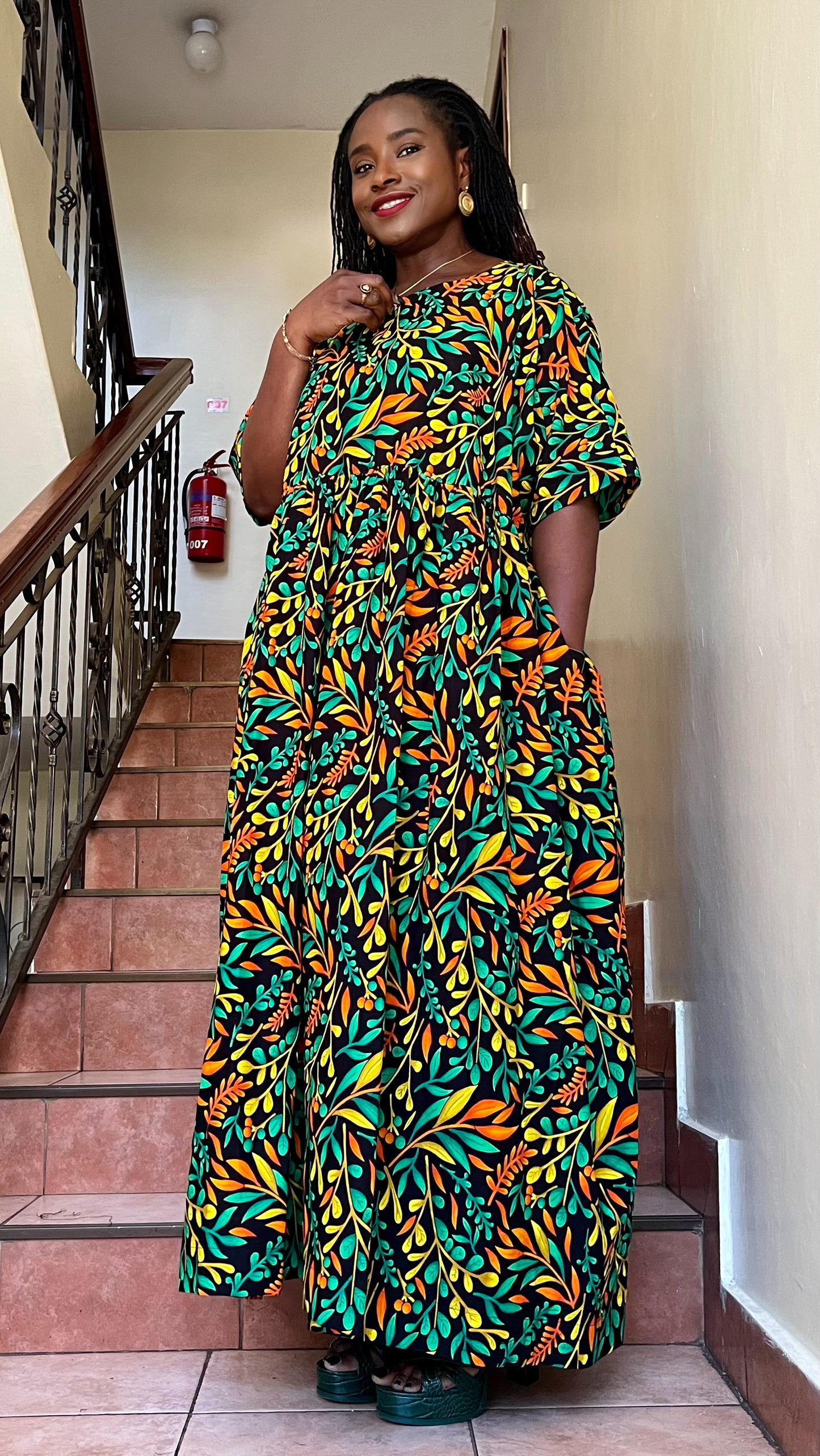 Malibu - African print dress