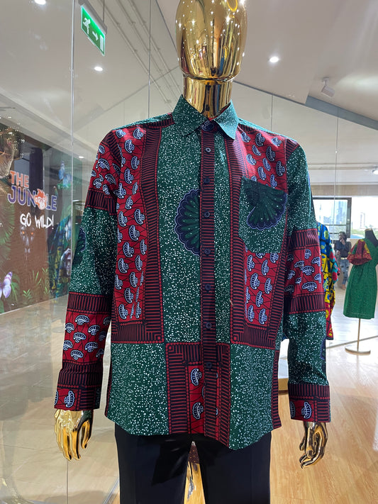 Dede 2 - African print shirt