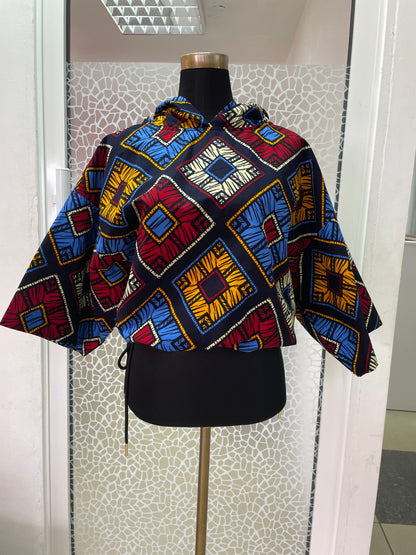 Buga - African Print Ladies Hoodie