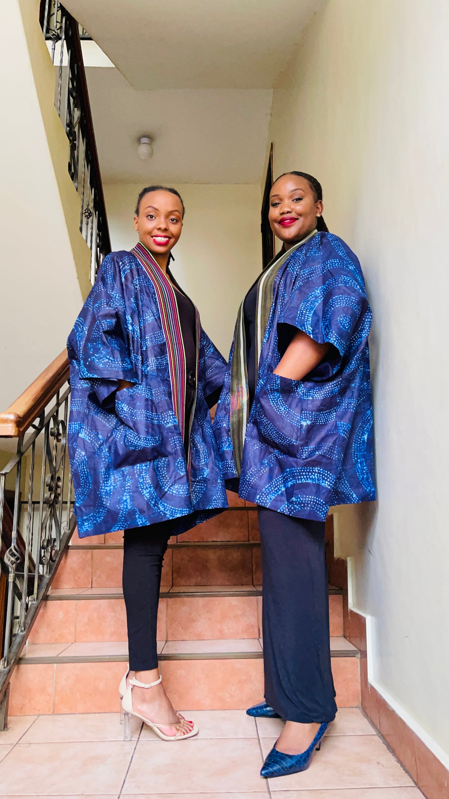 Jore - Adire and Aso-Oke mix kimono