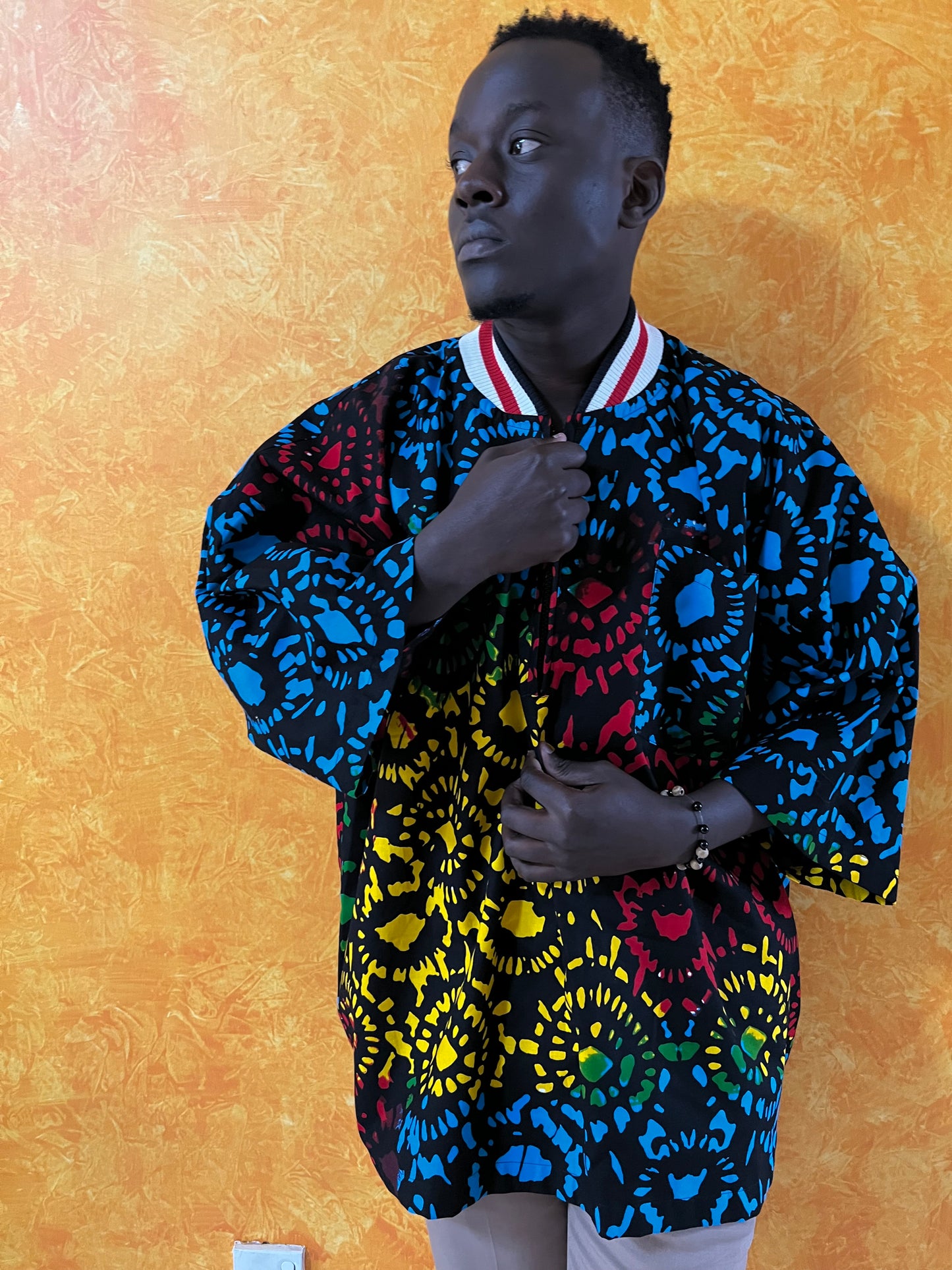 DA - African print Pullover