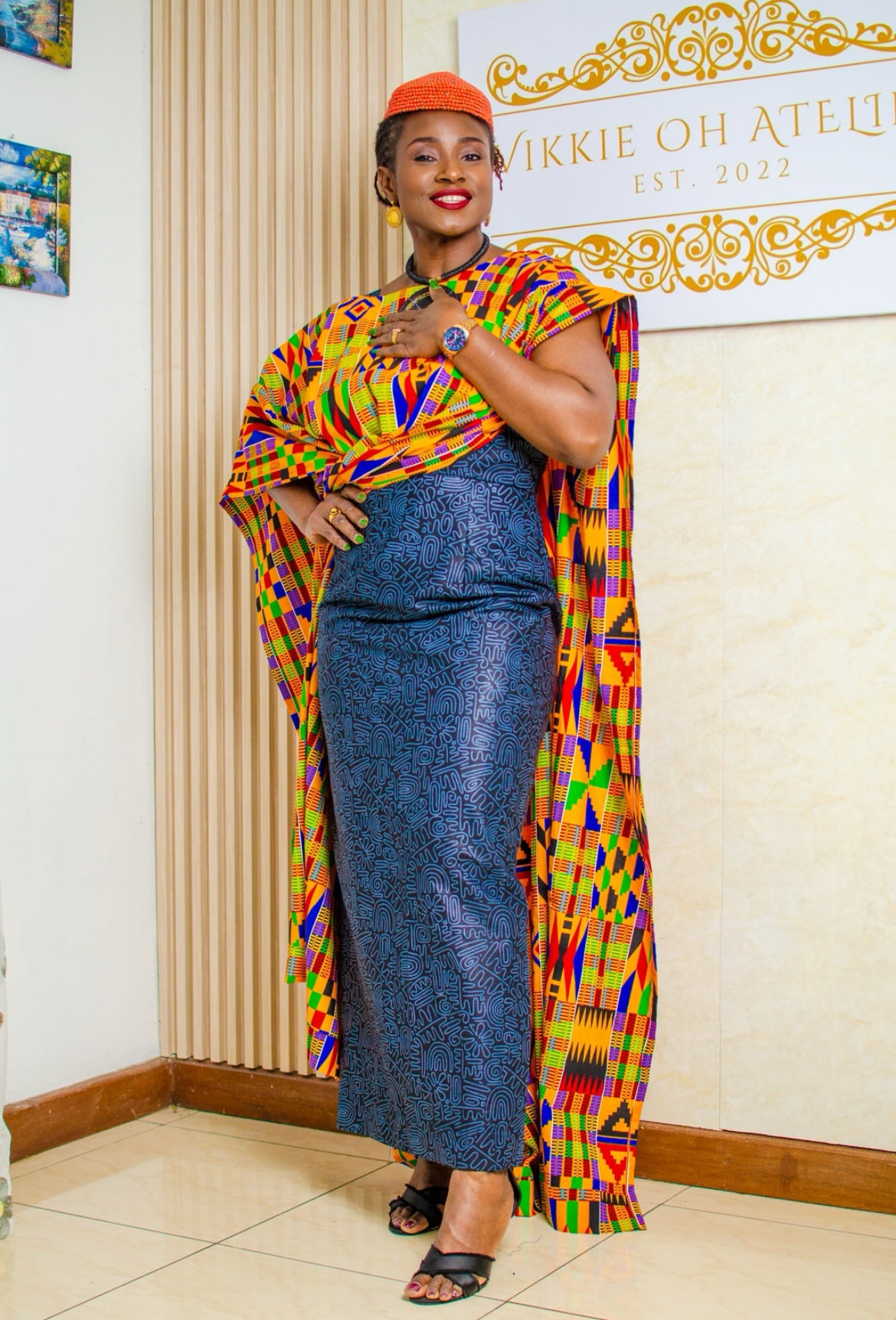 Sarauniya (Queen) - African print Dress