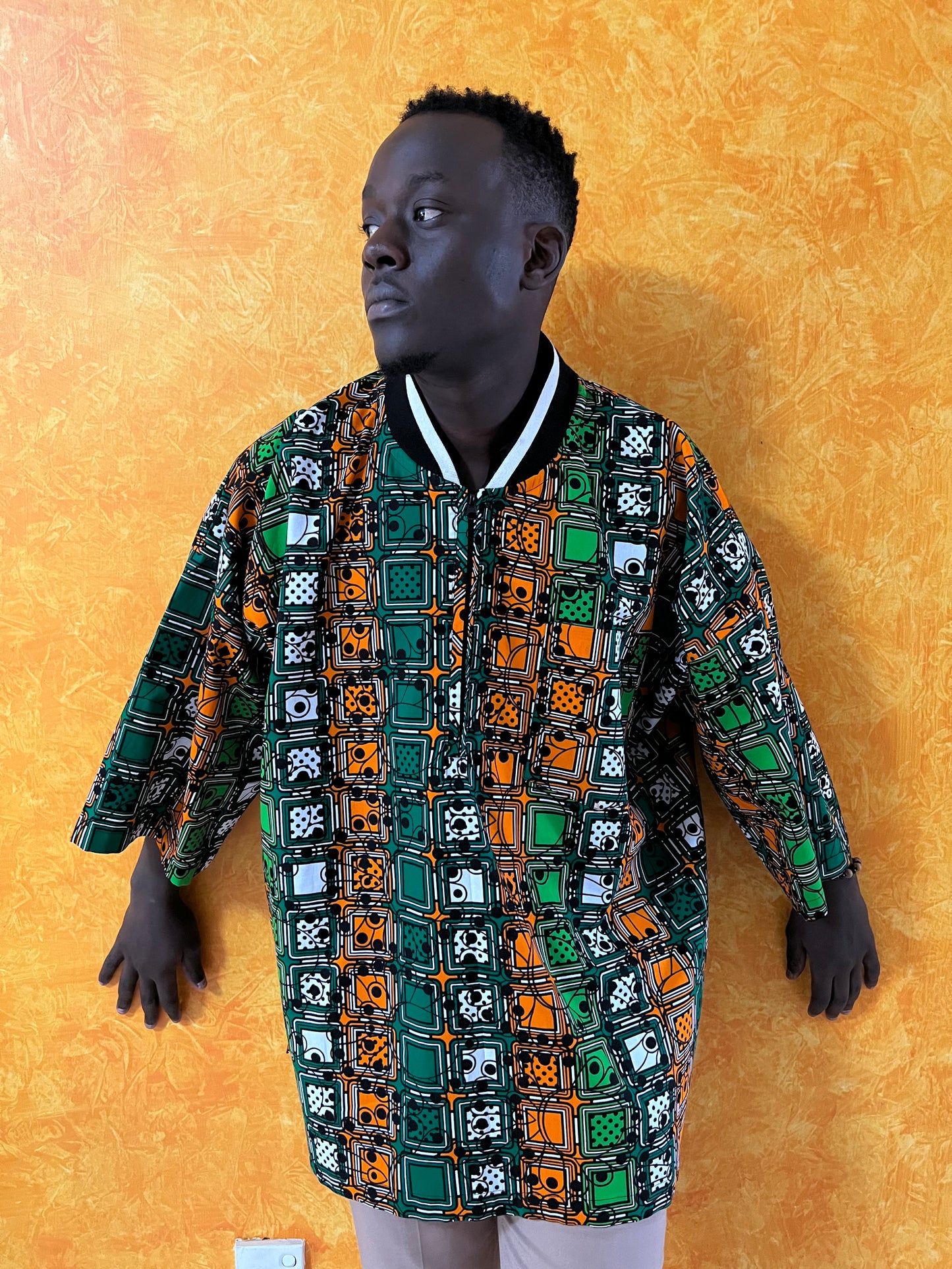 DA - African print Pullover