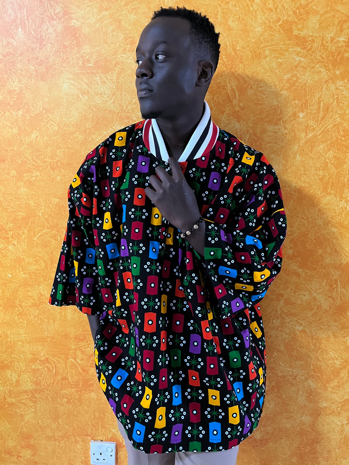 DA - African print Pullover