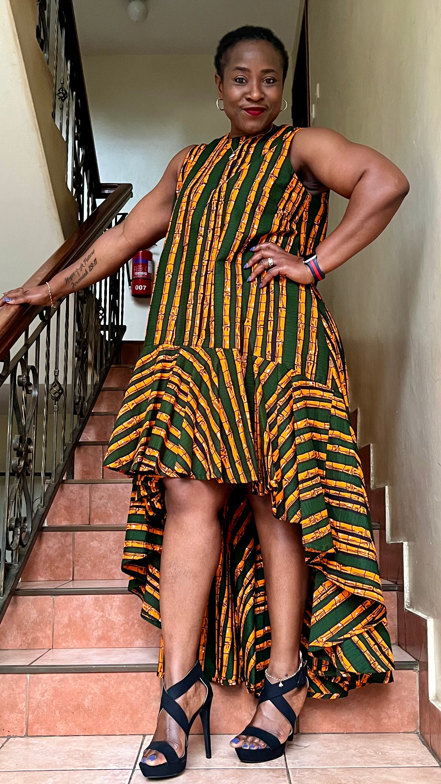 Taipei Flow - African Print Dress