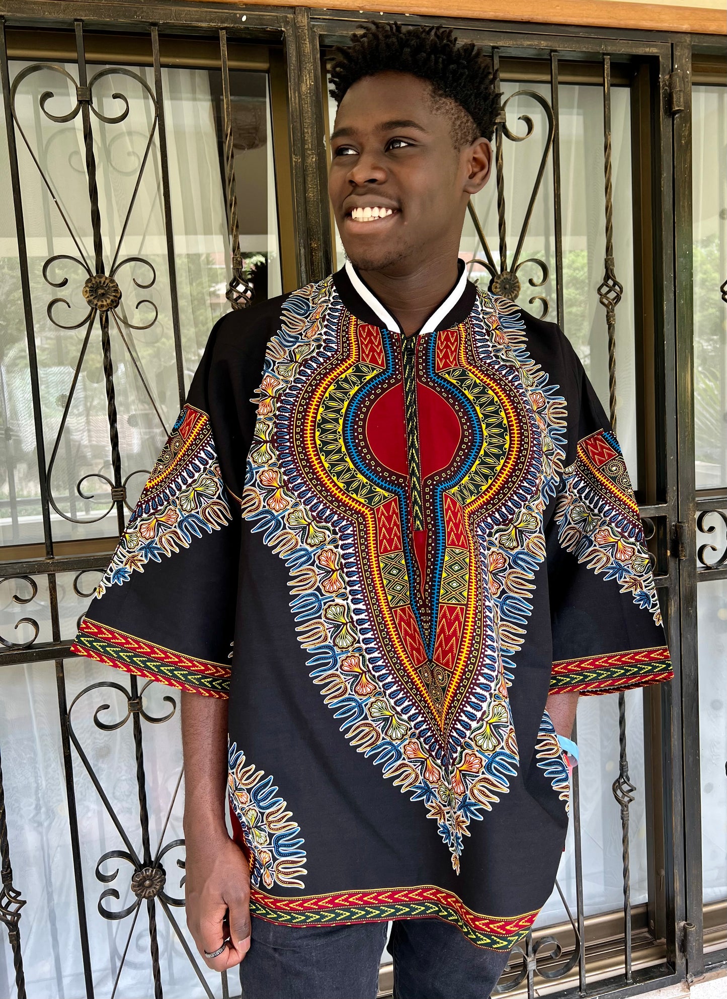 DA - African print Pullover