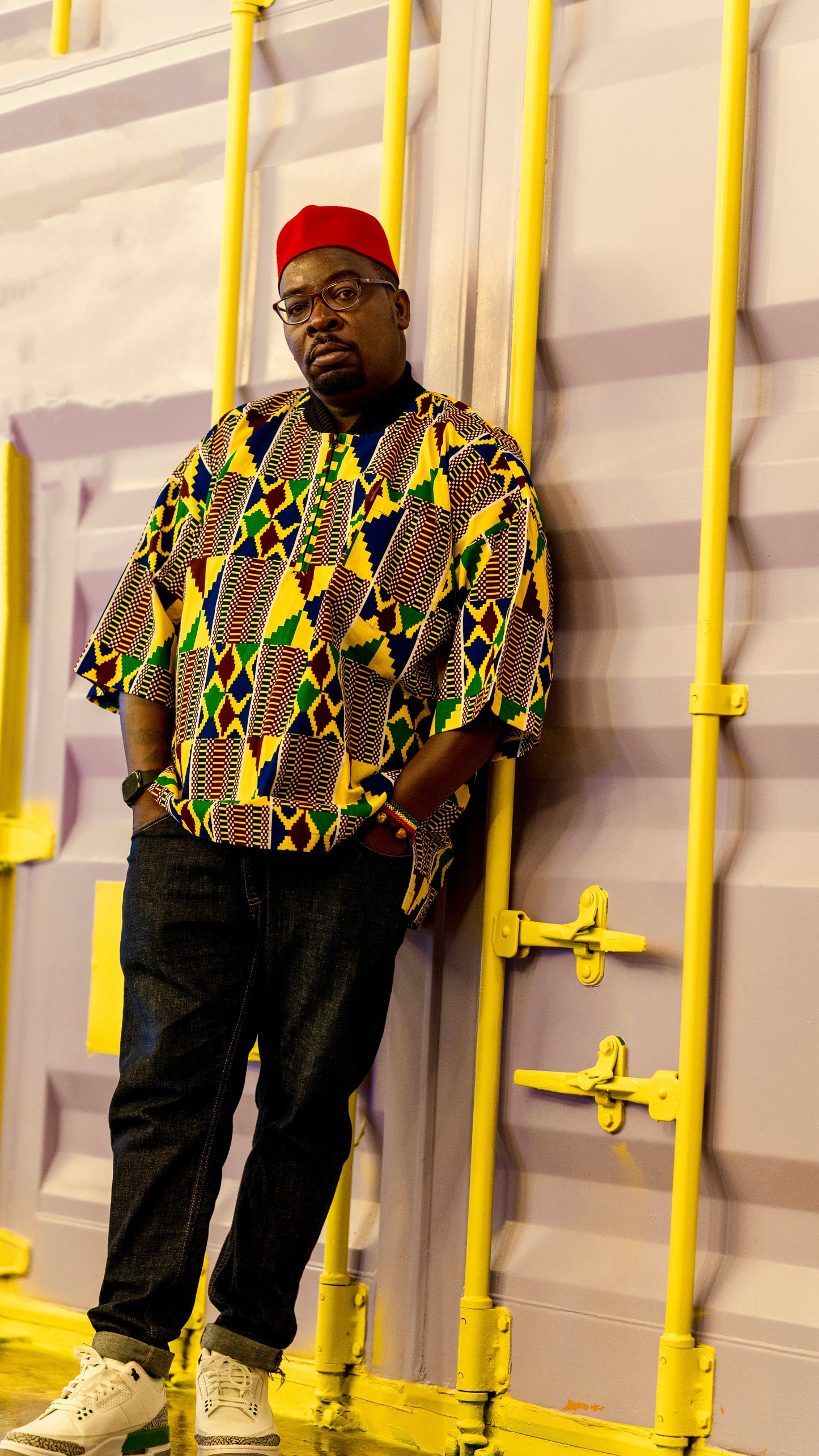 DA - African print Pullover