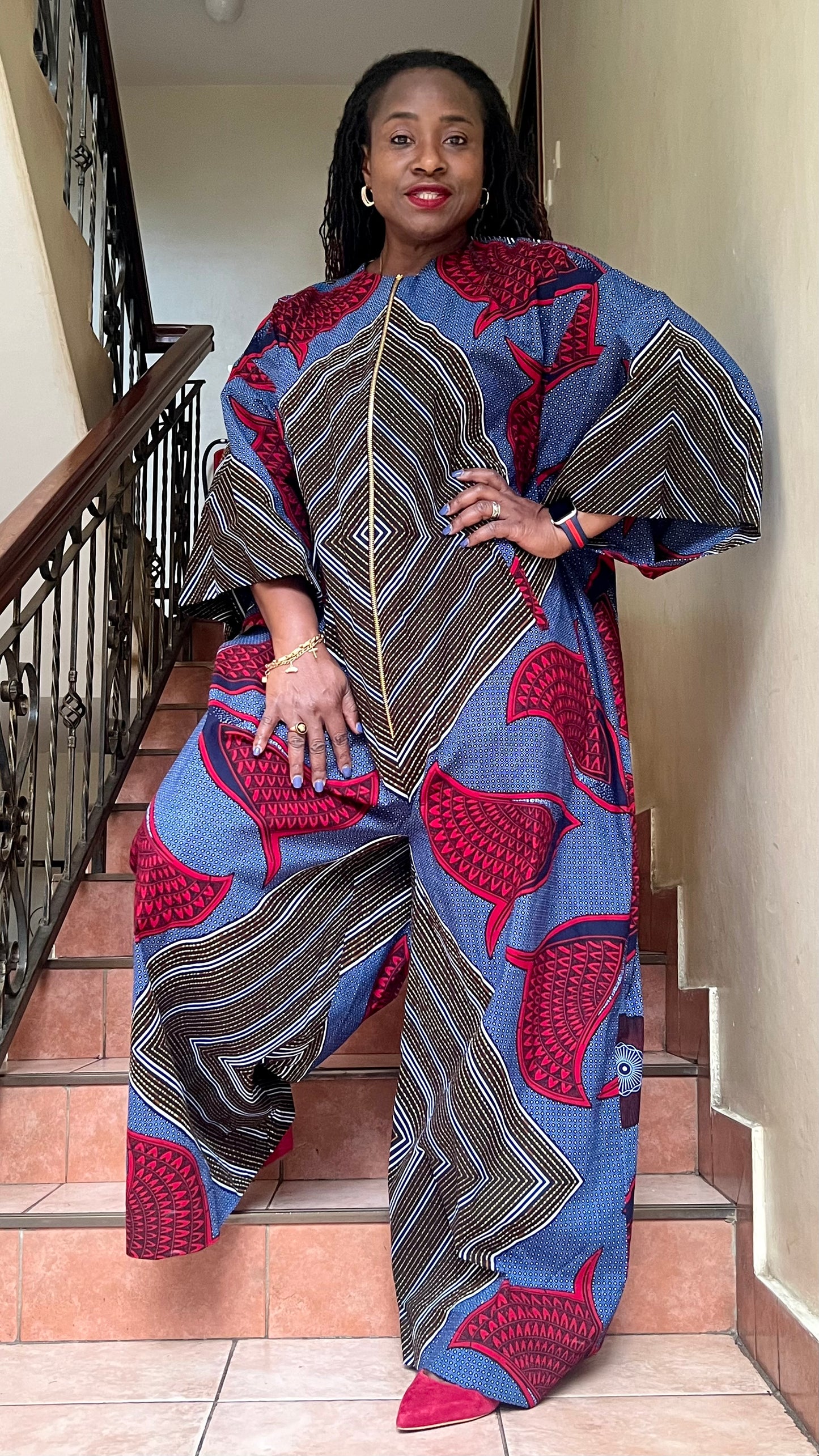 L’Audace - African print jumpsuit