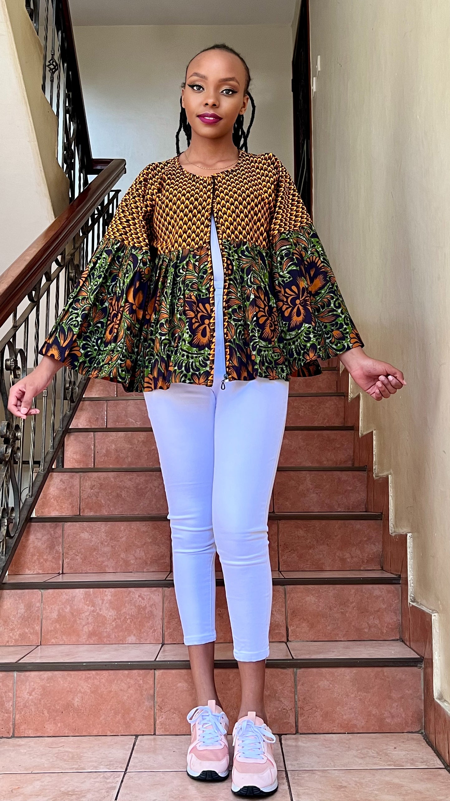 VF - African print mix Butterfly Jacket