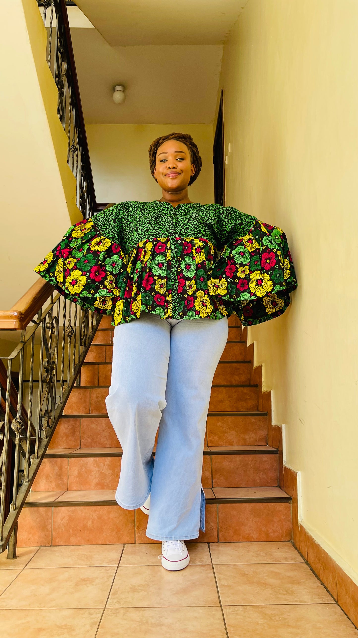 VF - African print mix Butterfly Jacket