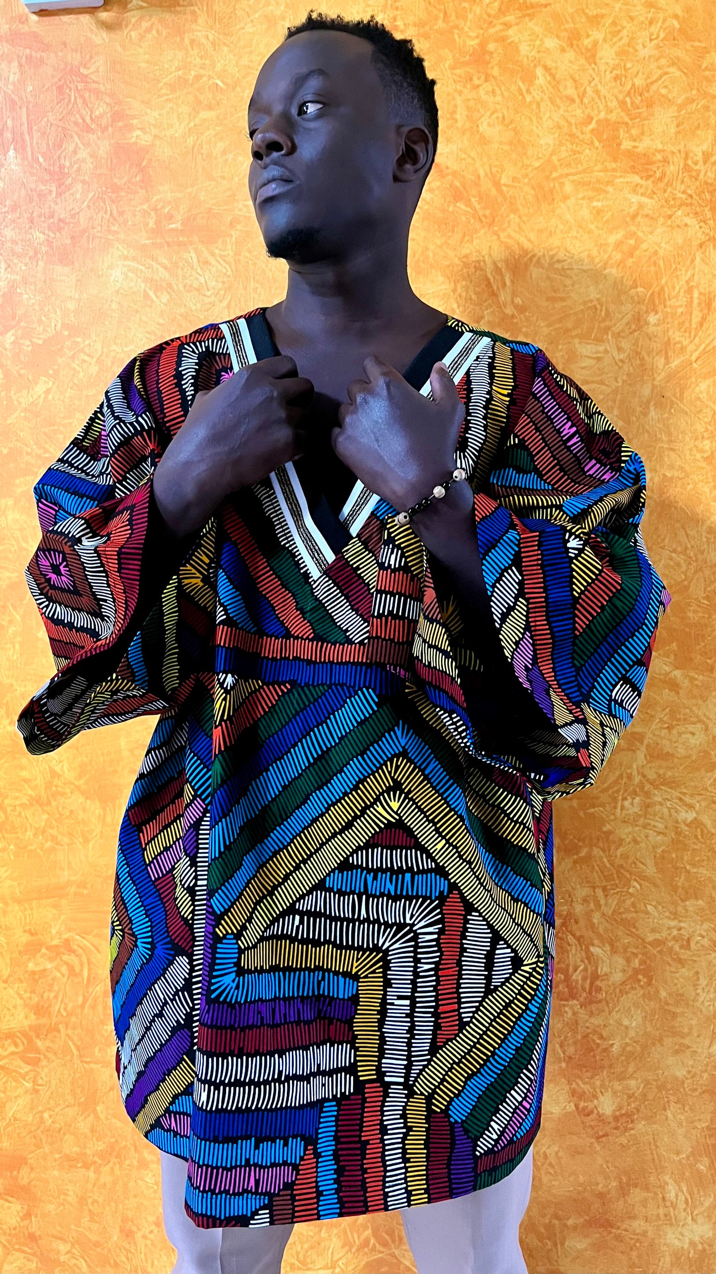 KD - African print Pullover