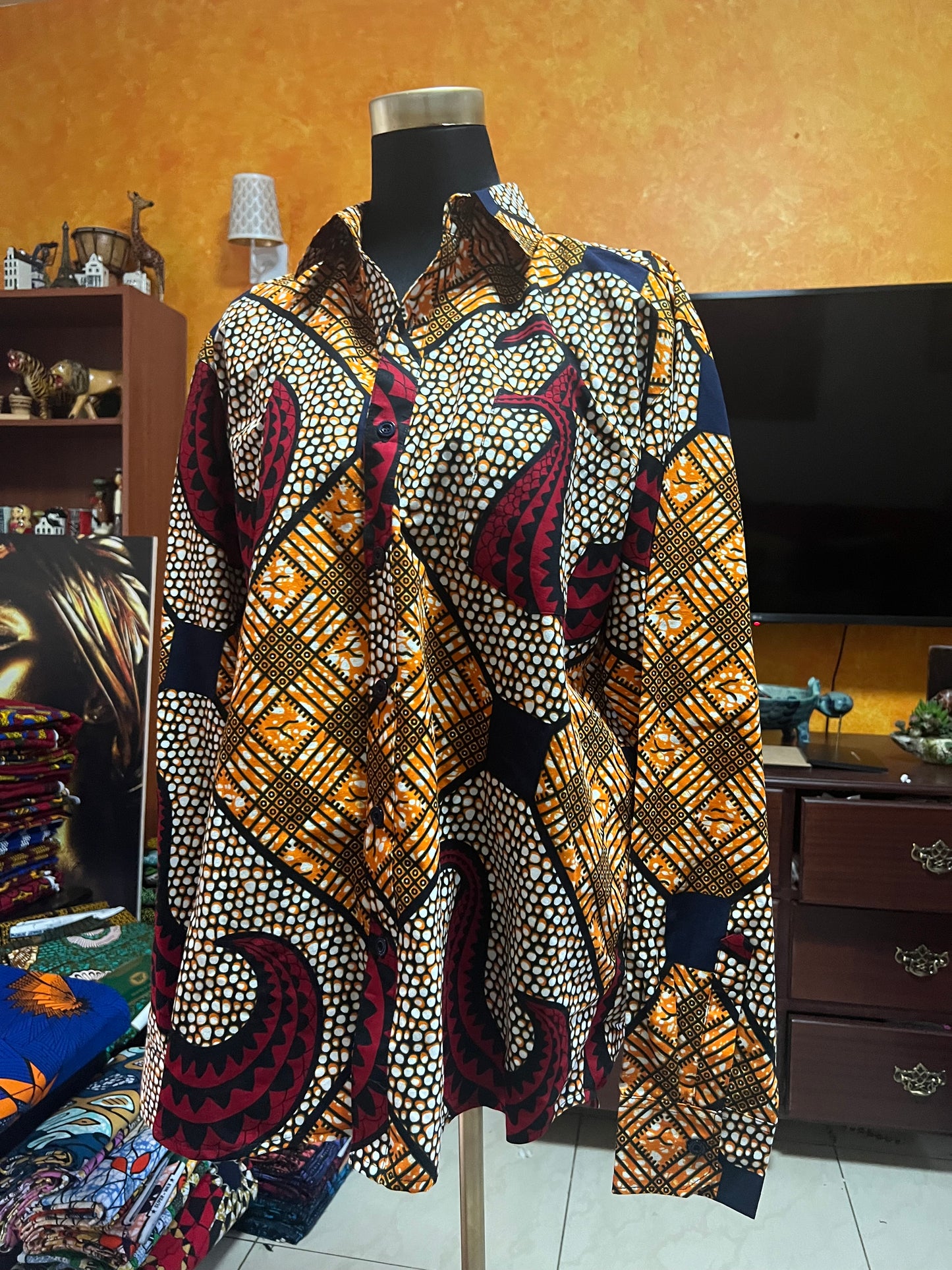 Dede - African print shirt