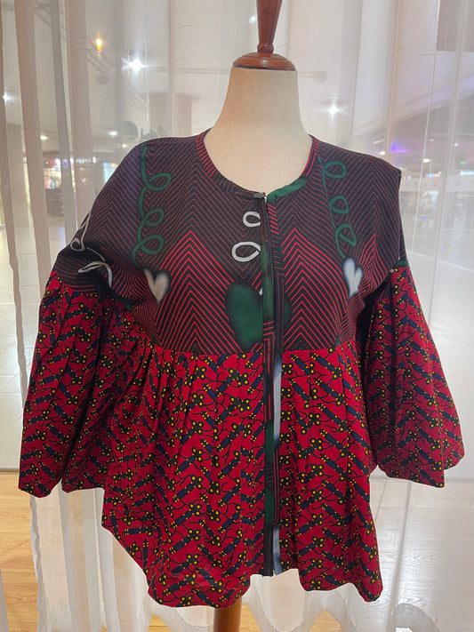 VF - African print mix Butterfly Jacket