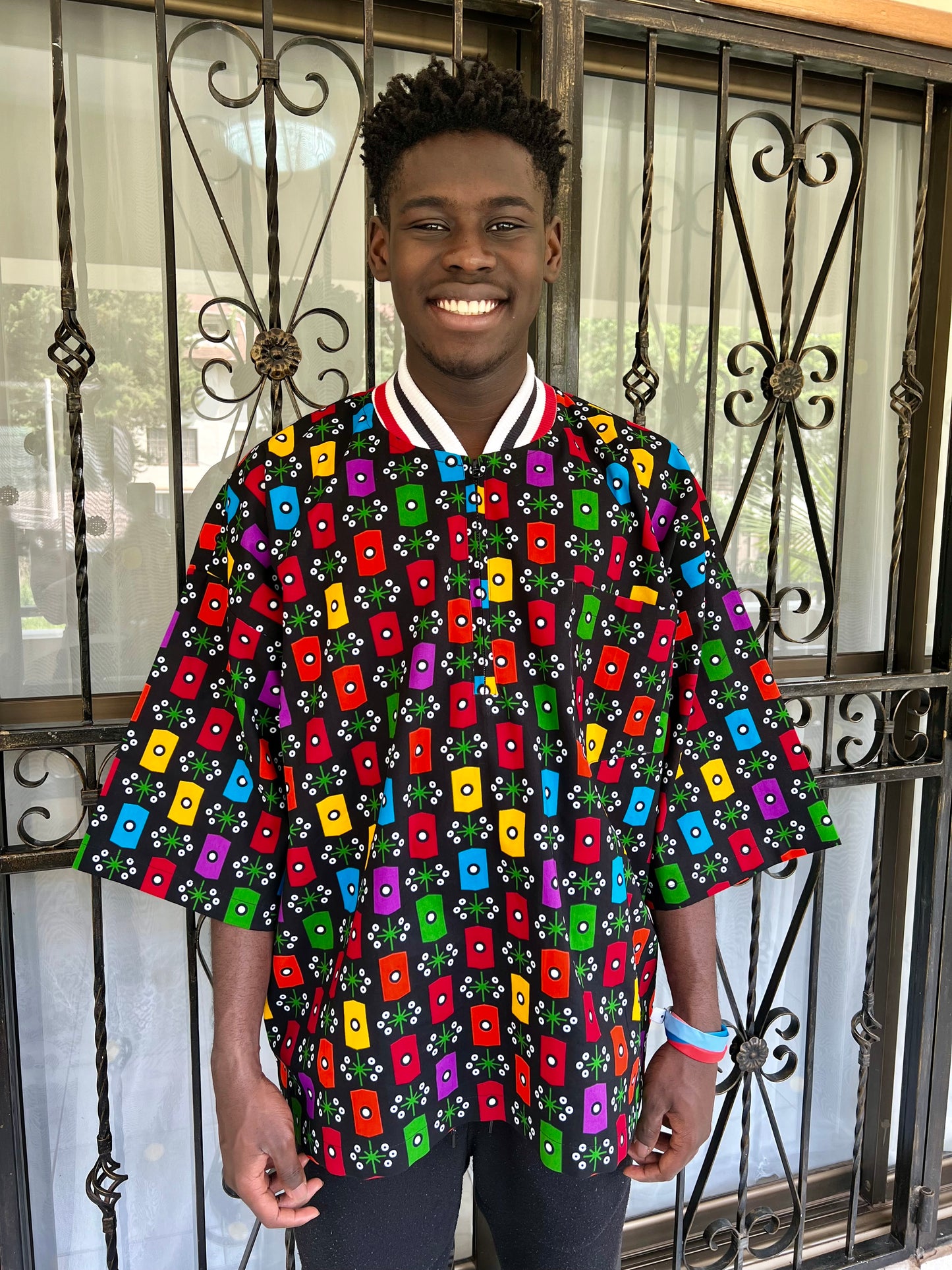 DA - African print Pullover