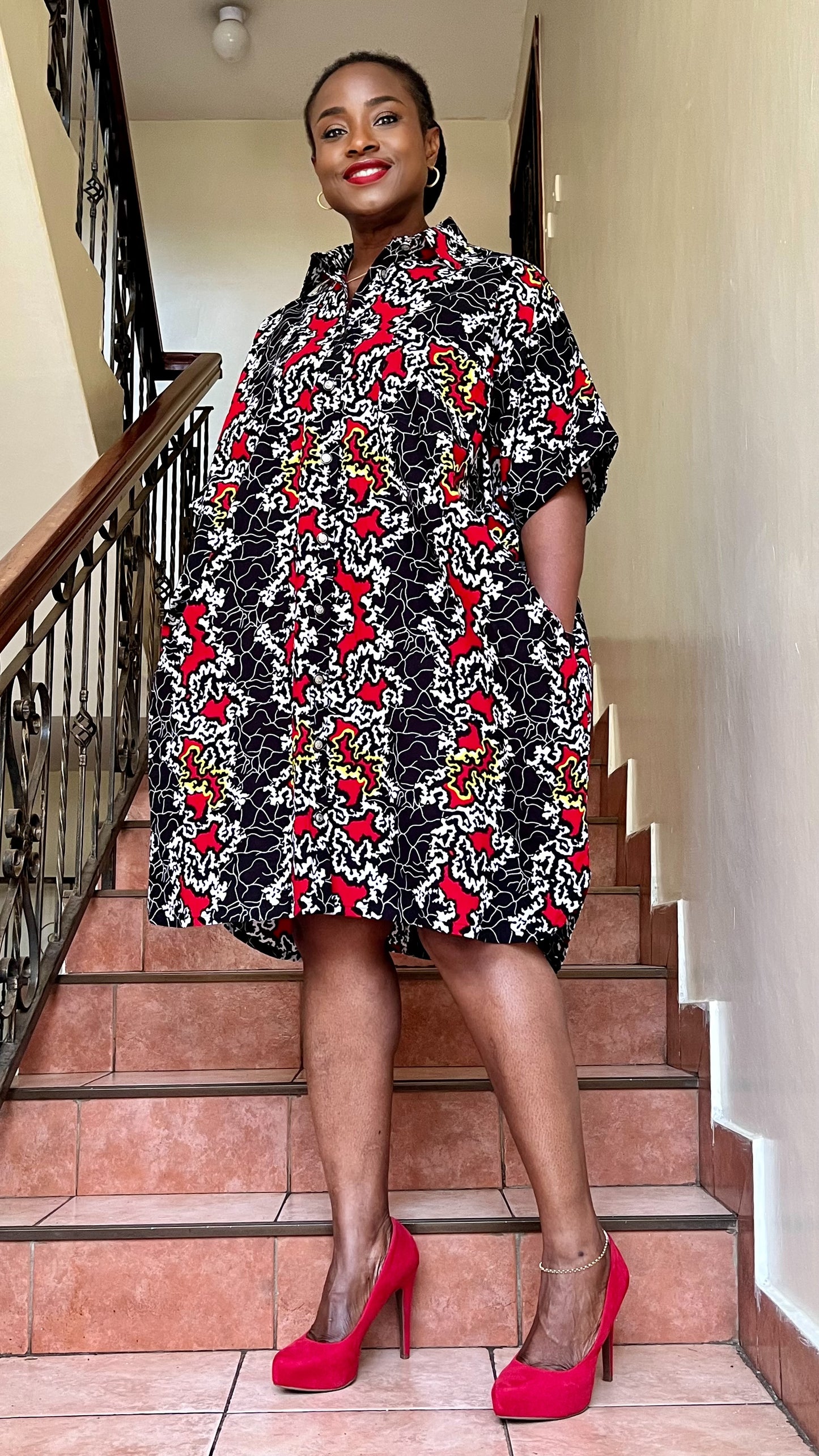 Bébé - African print dress