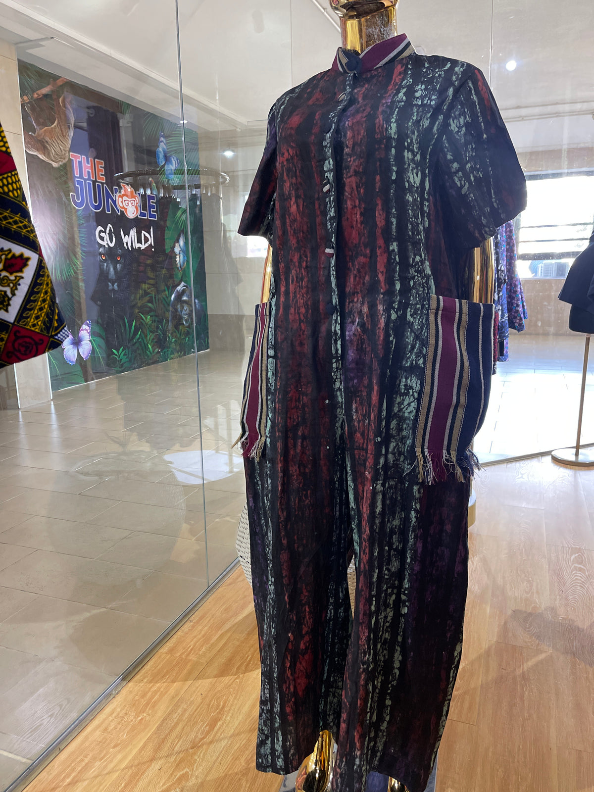 Teni - Adire and Aso-Oke Jumpsuit