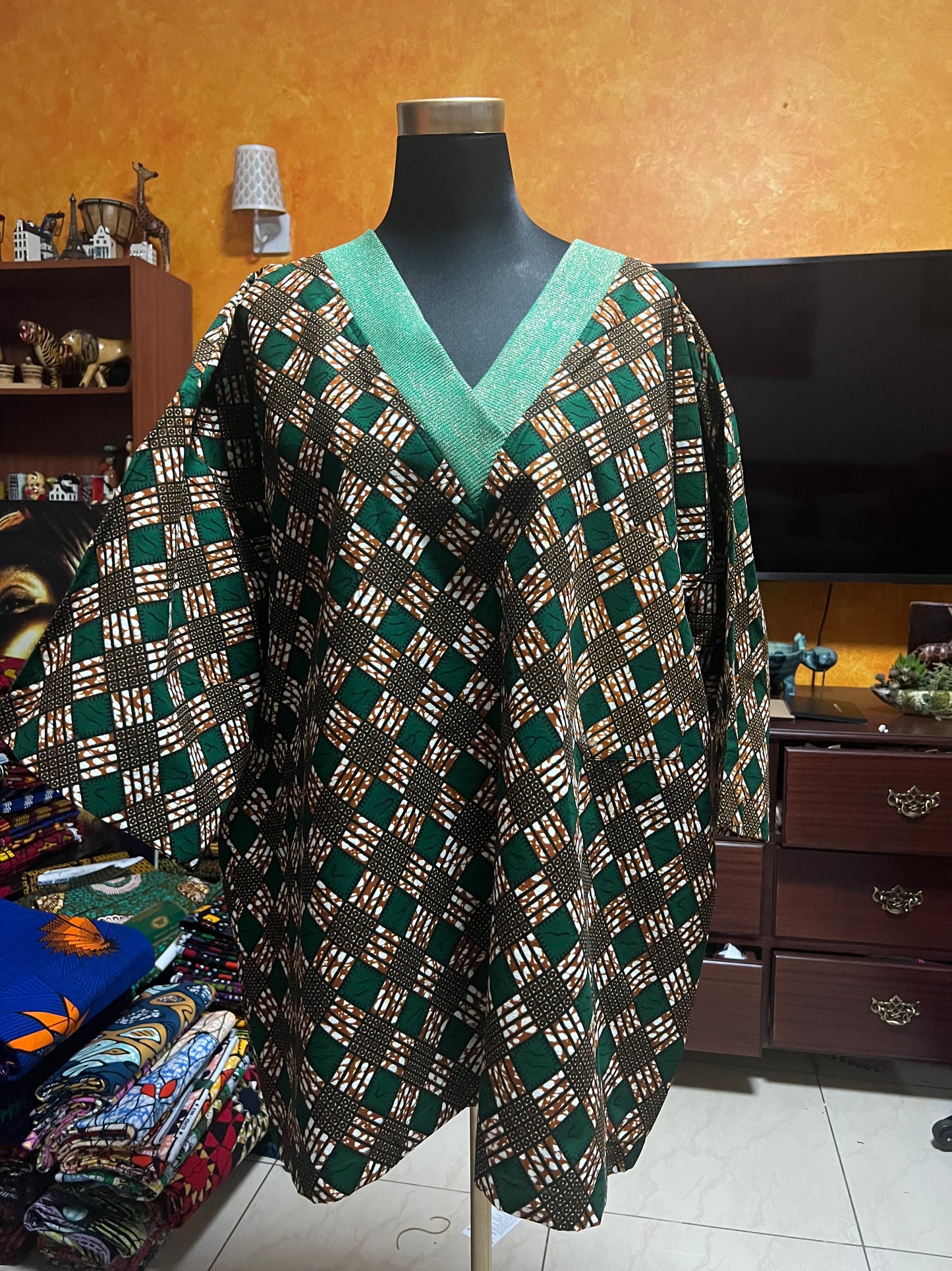 KD - African print Pullover