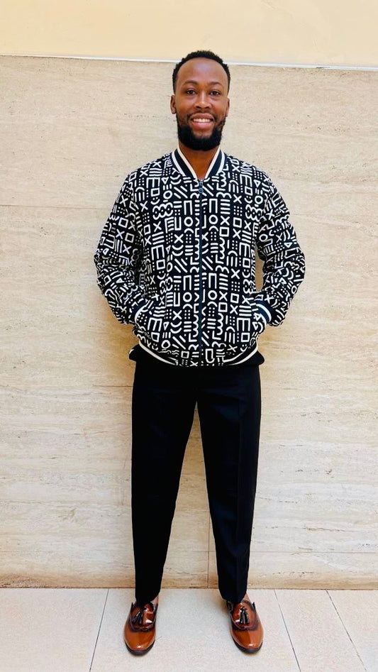 Gito - African print bomber jacket