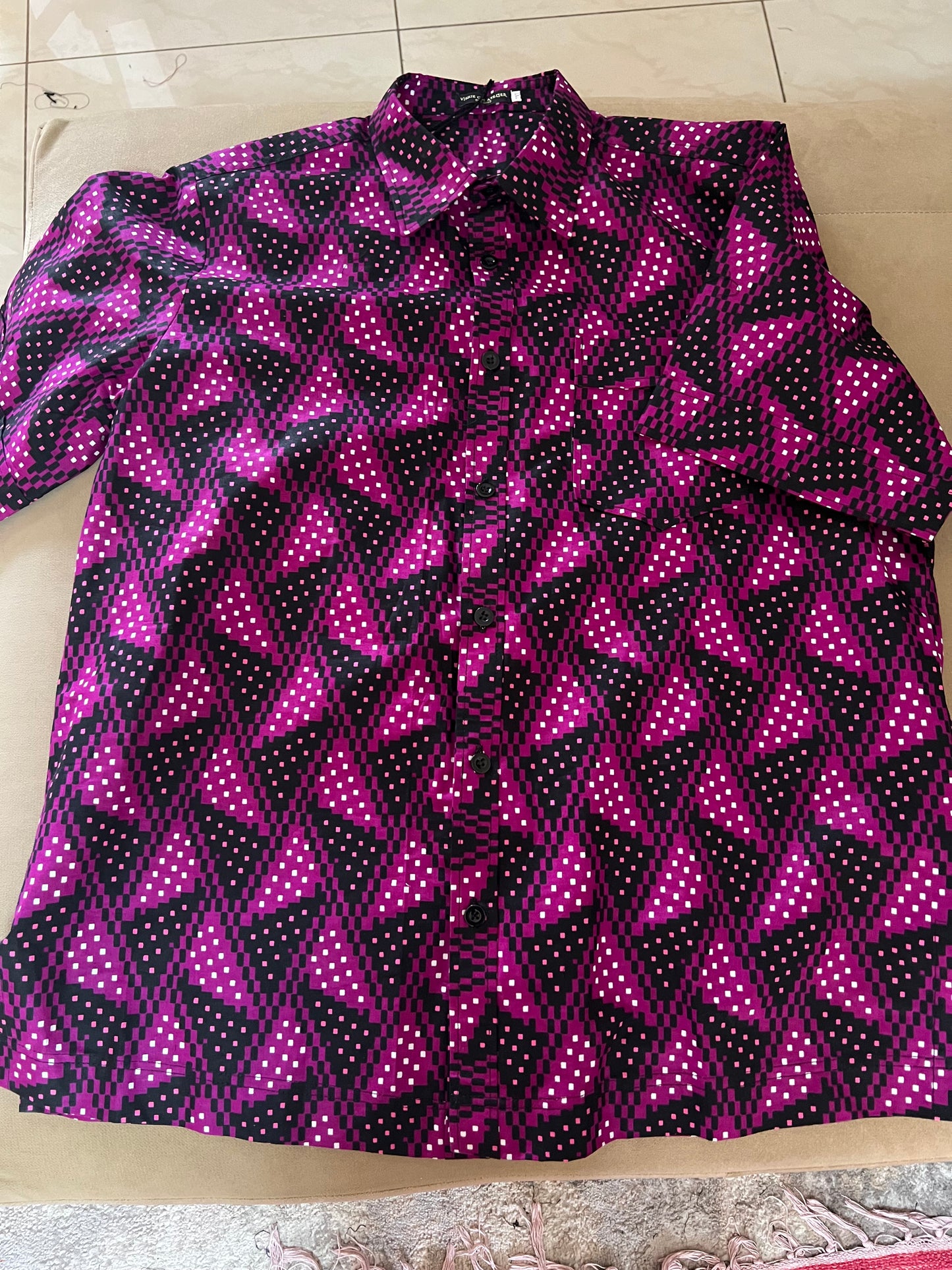 Edu - African print shirt