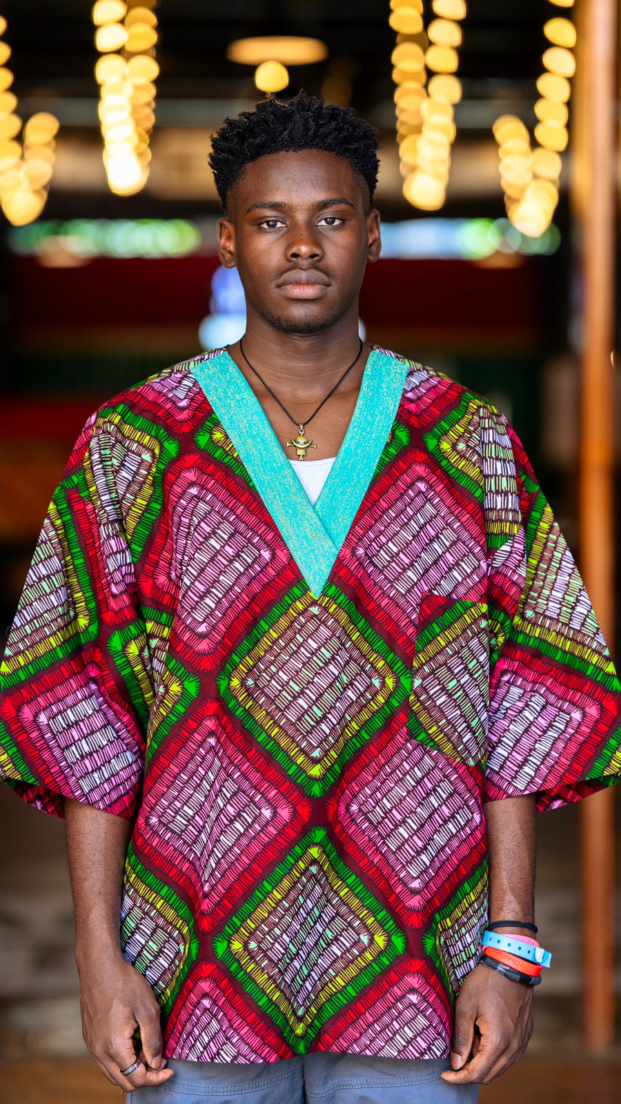 KD - African print Pullover